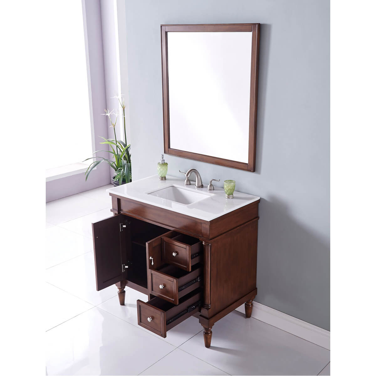 Lexington 36" Single Bathroom Vanity Set