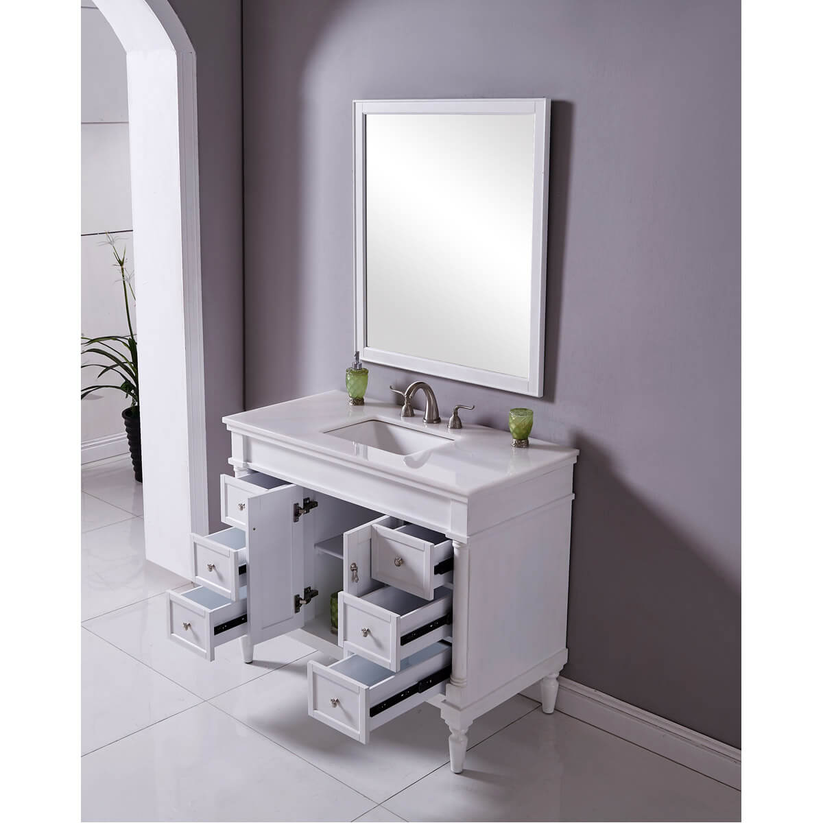 Lexington 42" Single Bathroom Vanity Set