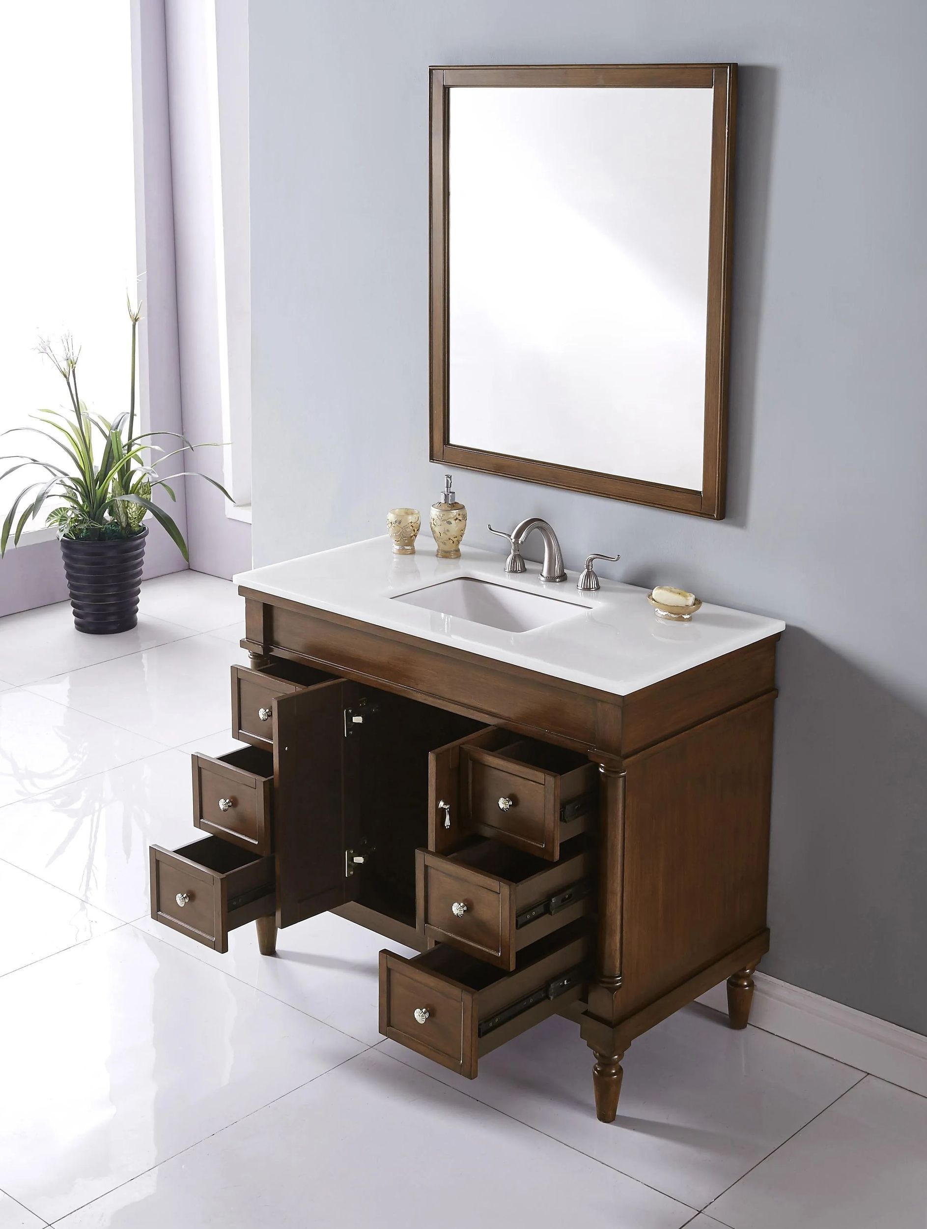 Lexington 42" Single Bathroom Vanity Set