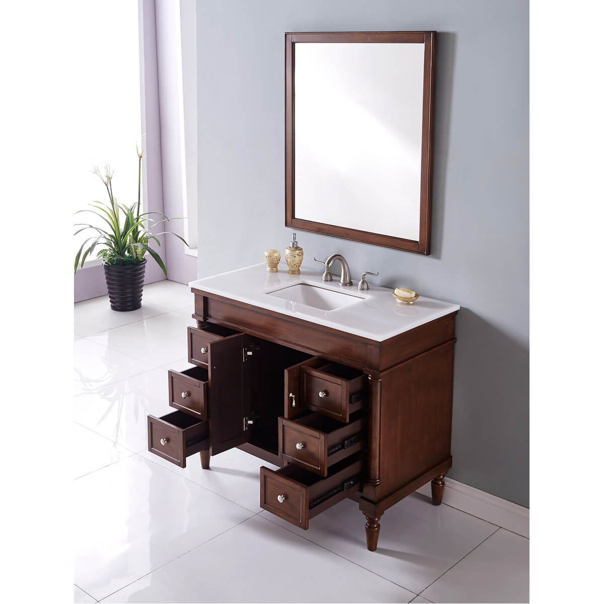 Lexington 42" Single Bathroom Vanity Set