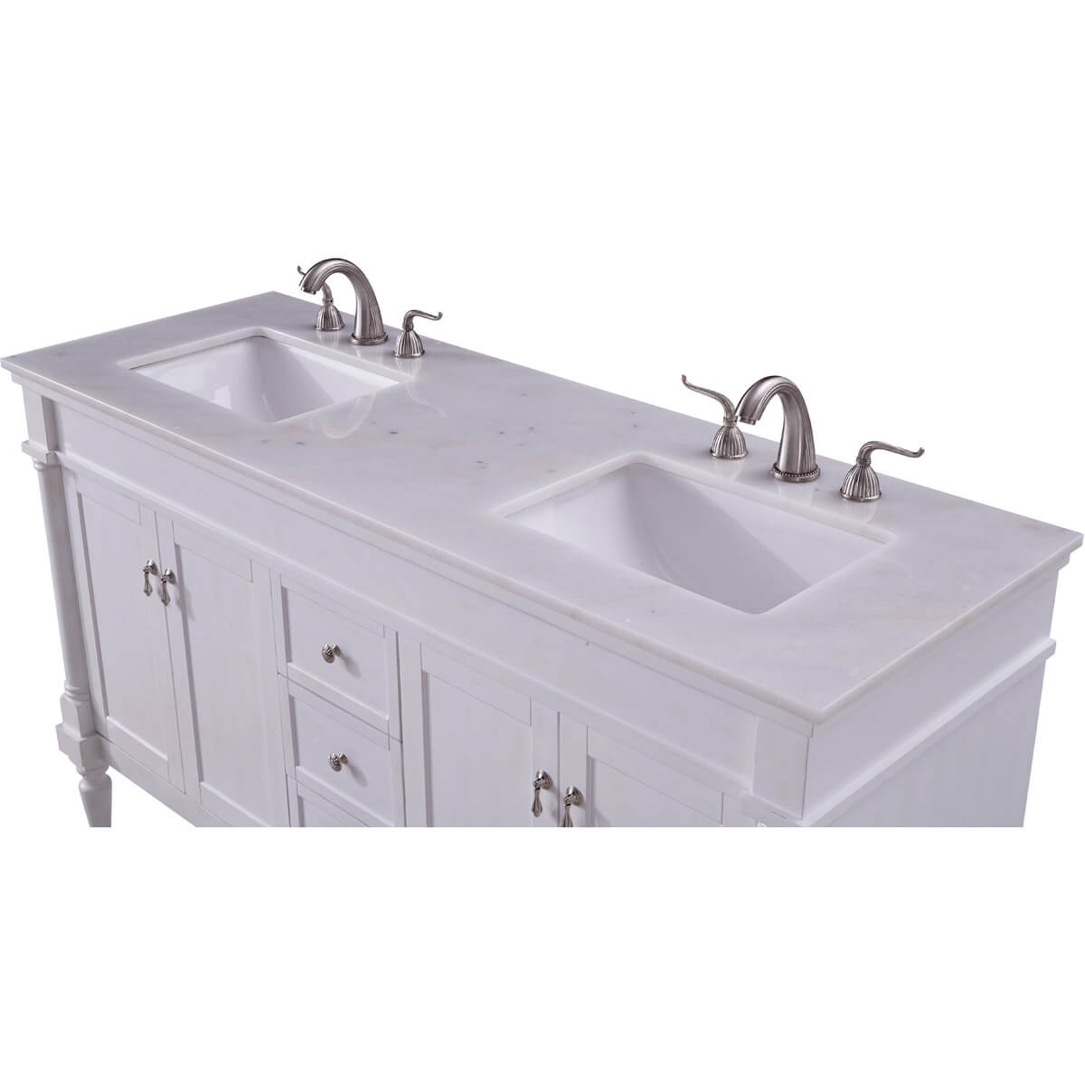 Lexington 60" Double Bathroom Vanity Set