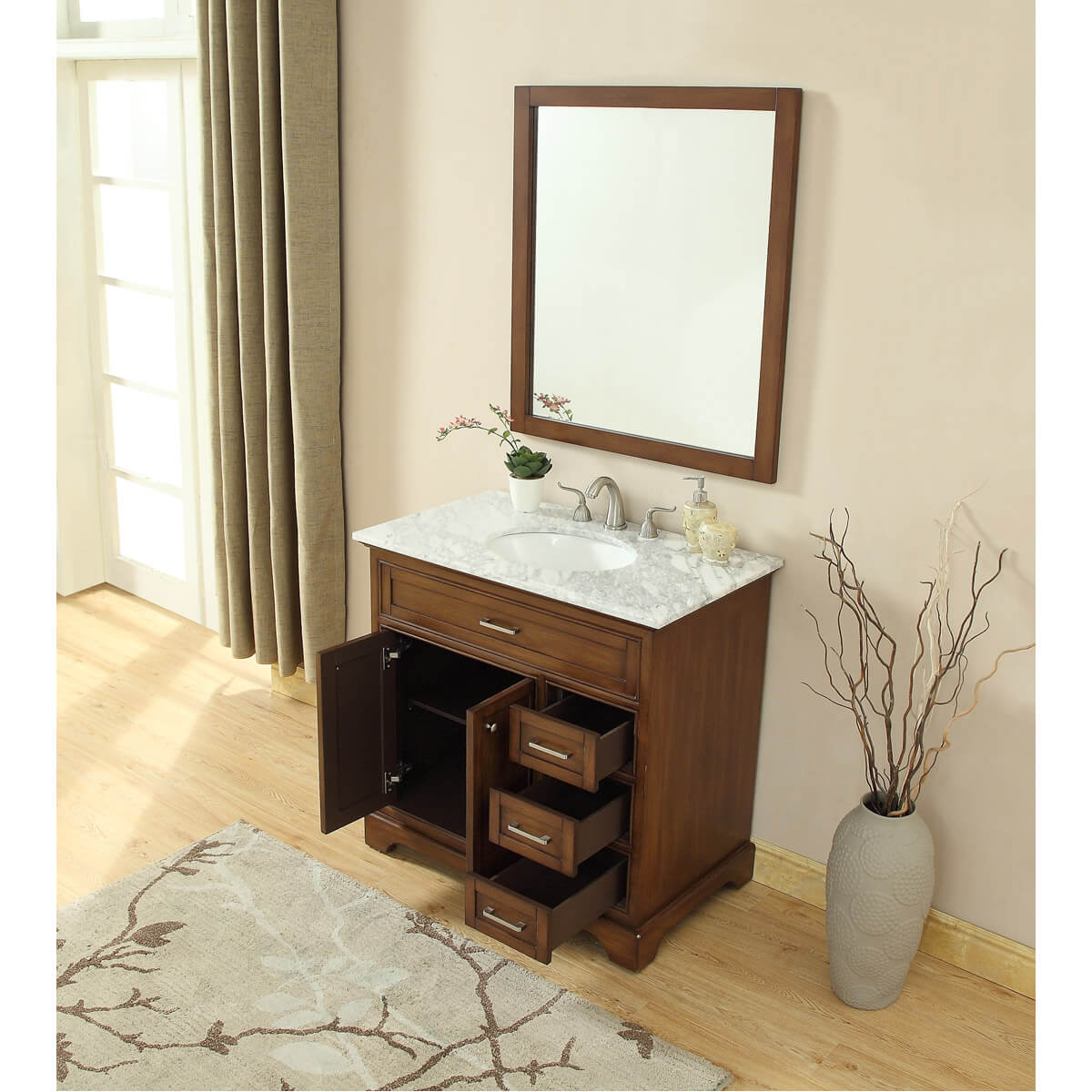 Americana 36" Single Bathroom Vanity Set