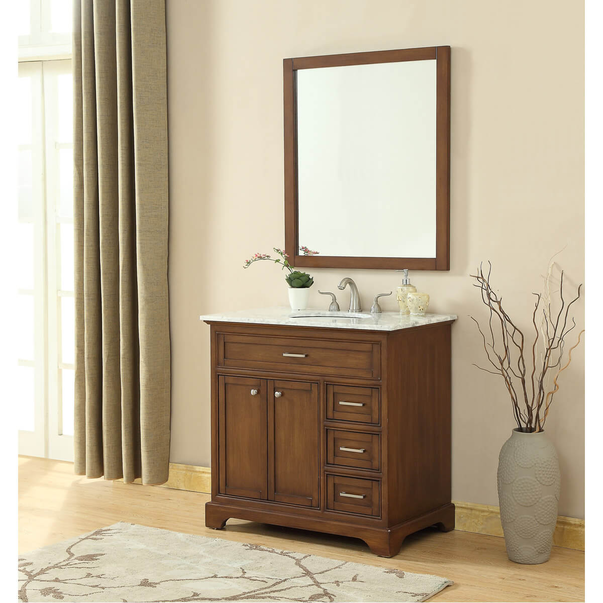 Americana 36" Single Bathroom Vanity Set