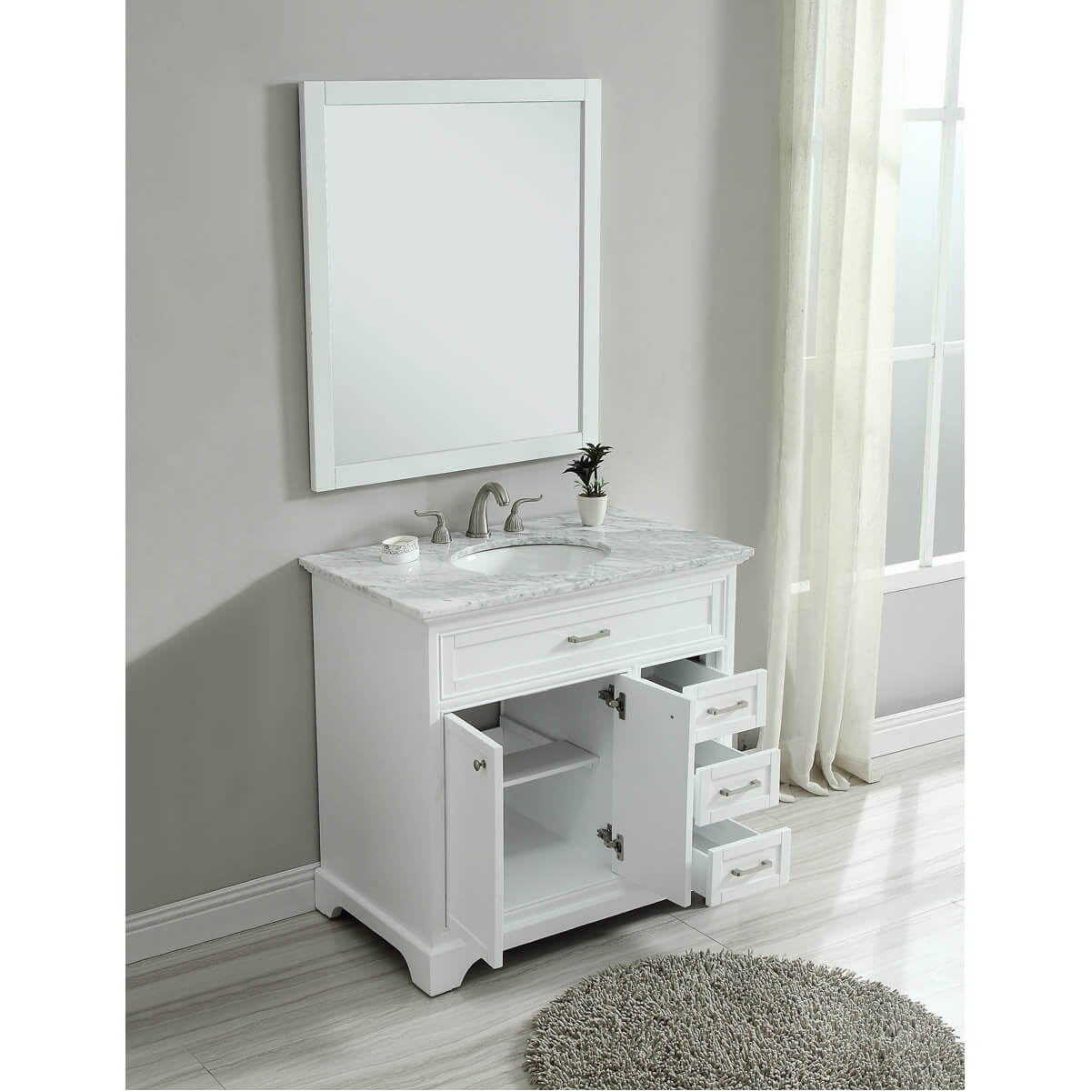 Americana 36" Single Bathroom Vanity Set