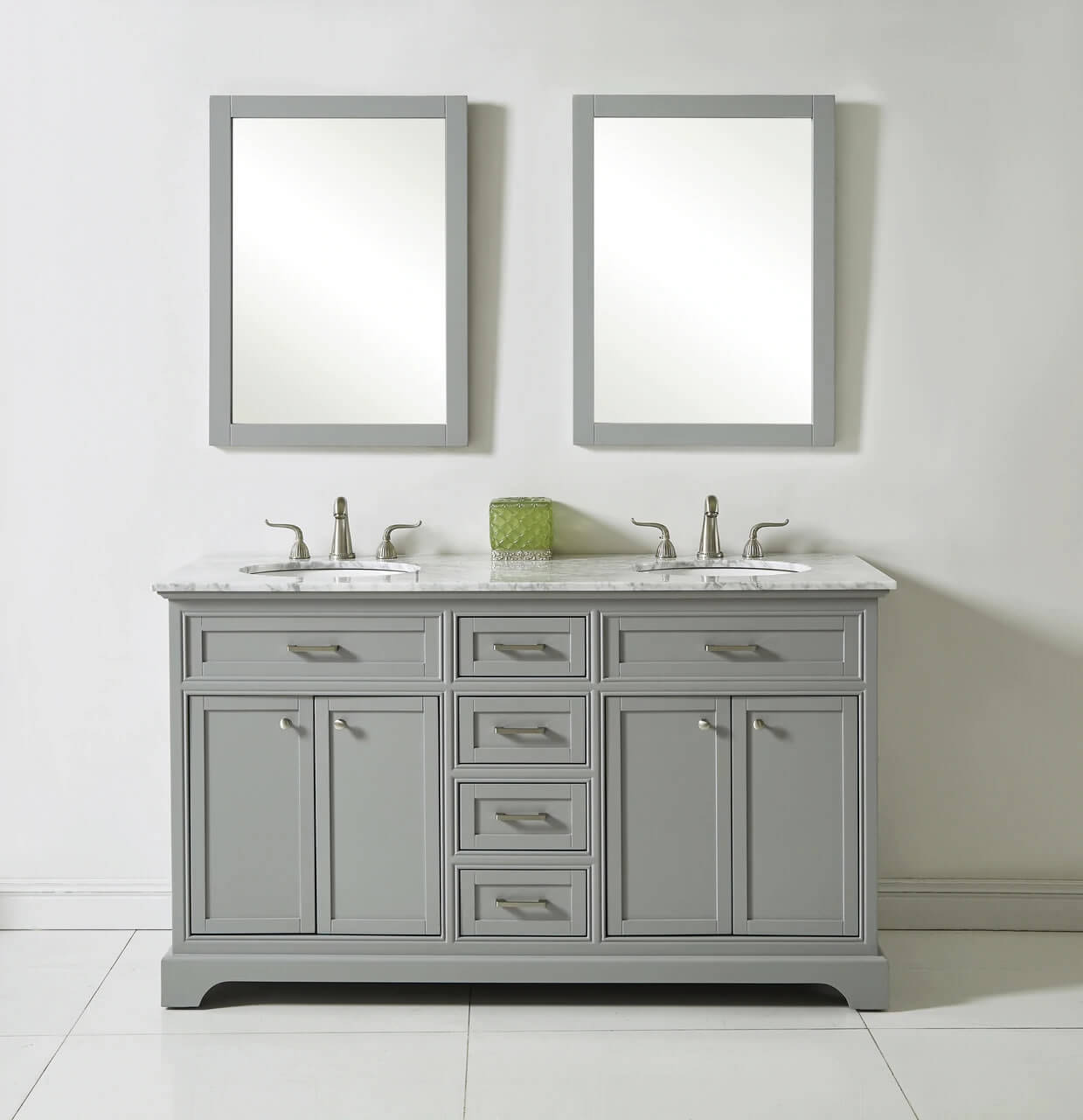 Americana 60" Double Bathroom Vanity Set