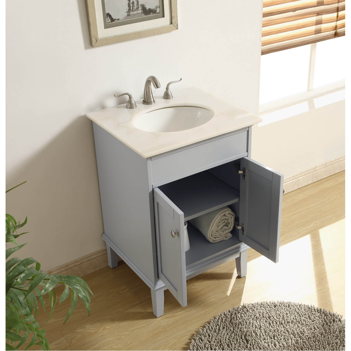 Sutton 24" Single Bathroom Vanity Set