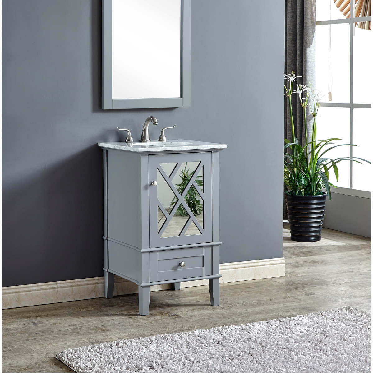 Luxe 21" Single Bathroom Vanity Set