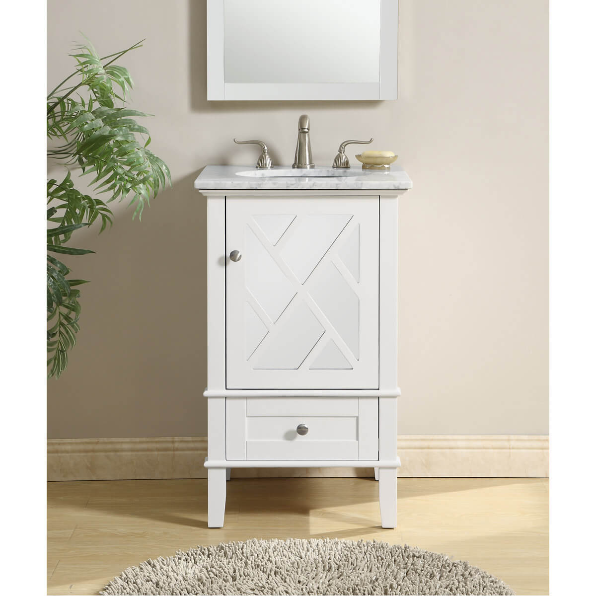 Luxe 21" Single Bathroom Vanity Set