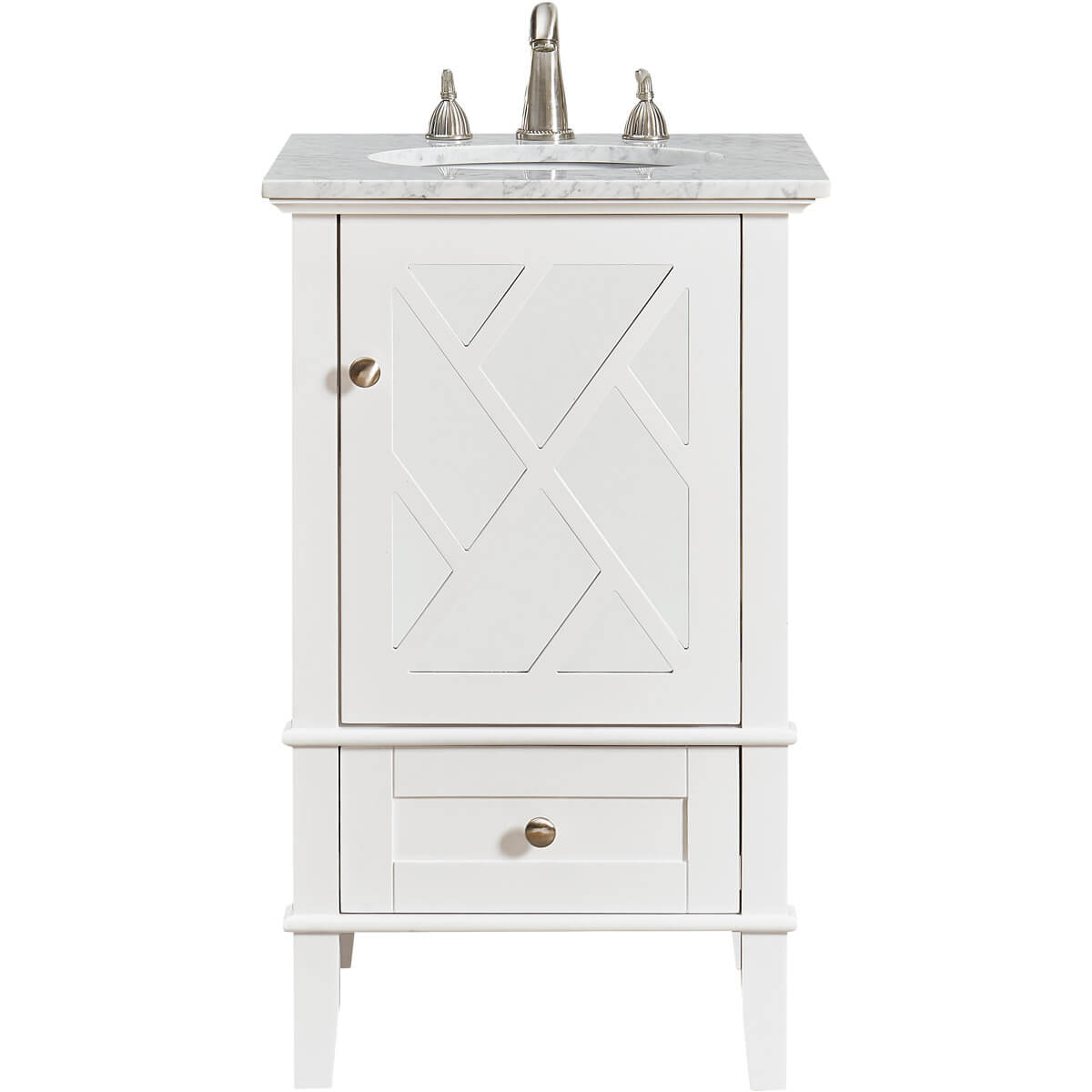 Luxe 21" Single Bathroom Vanity Set