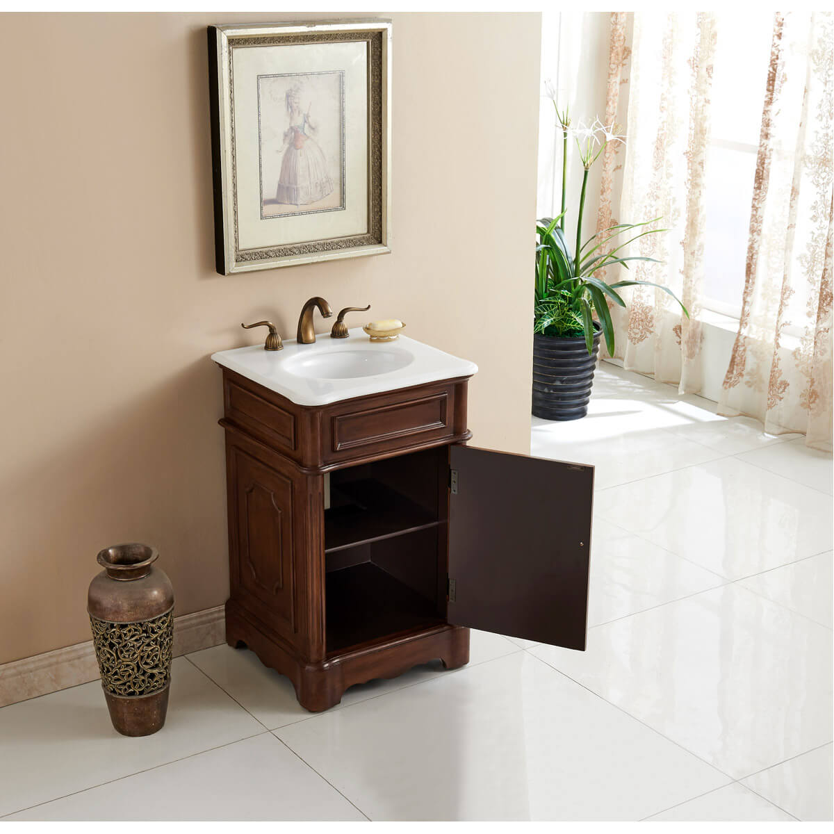Retro 21" Single Bathroom Vanity Set