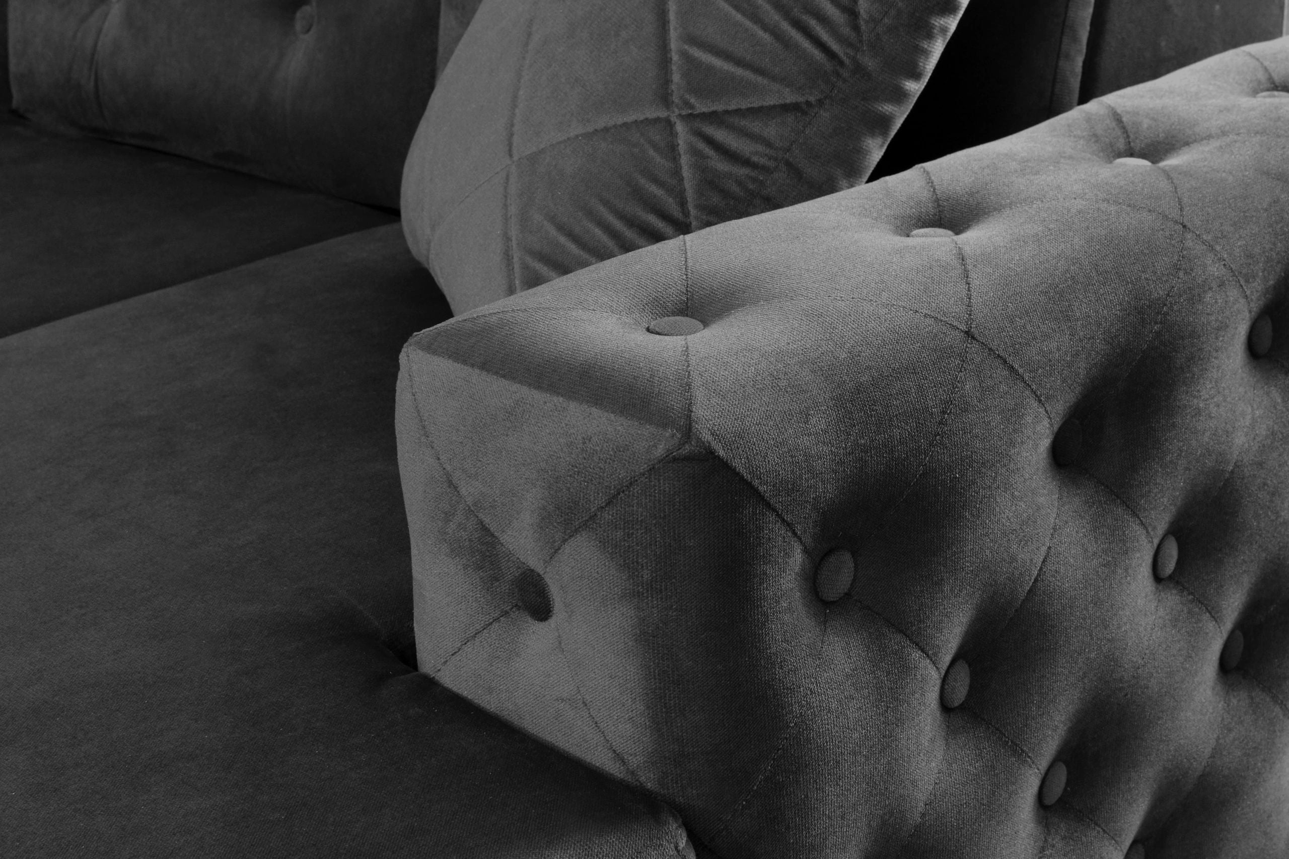 Verso U-Shaped Fabric Convertible Storage Sectional Sofa