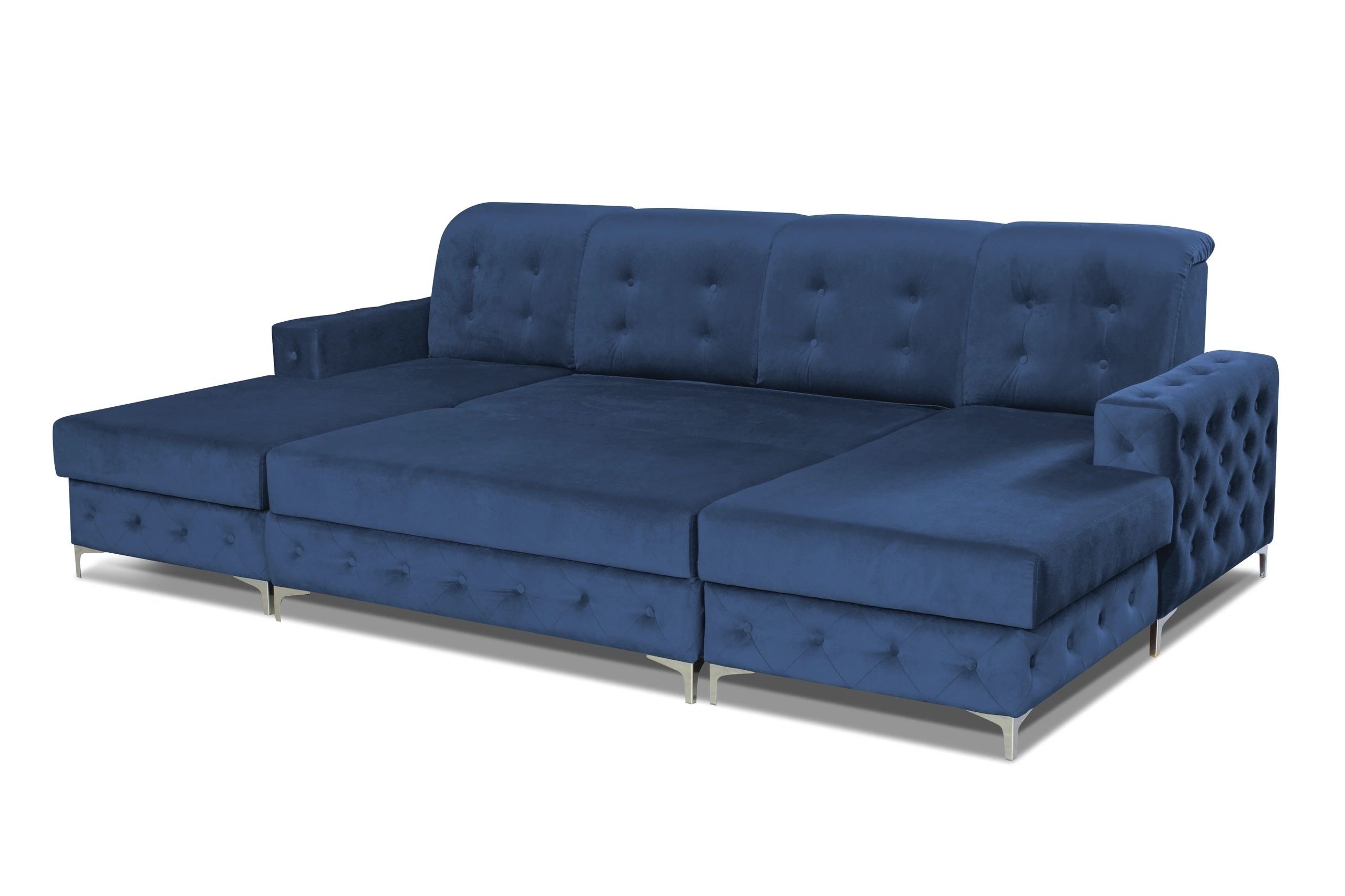 Verso U-Shaped Fabric Convertible Storage Sectional Sofa