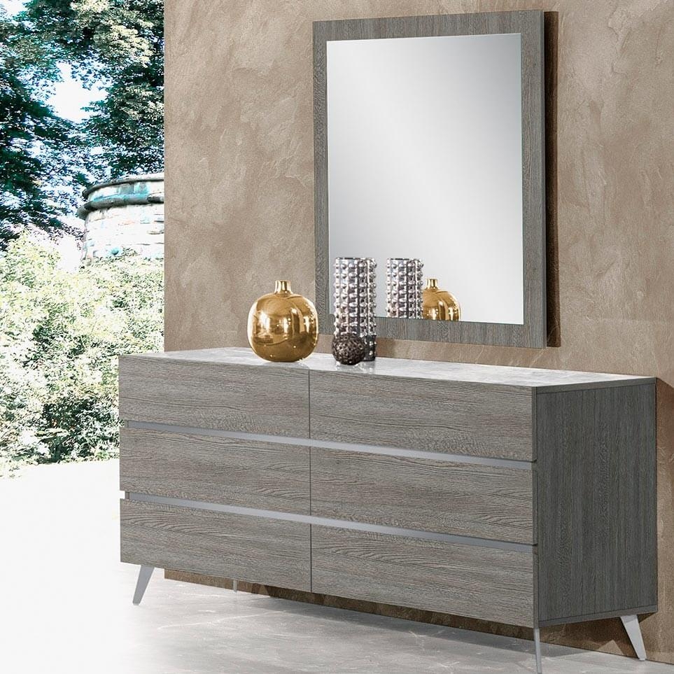 Victoria Premium Wood Veneer 6-Drawer Dresser