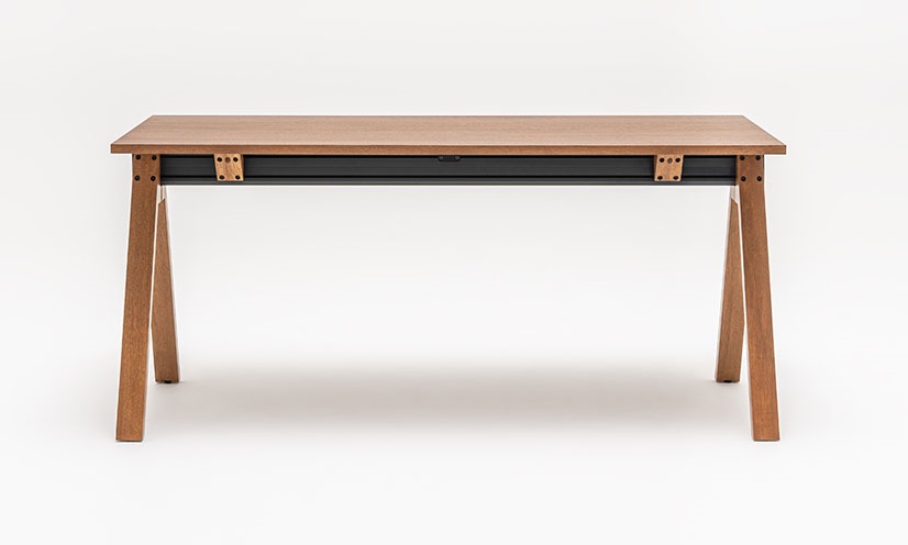 Viga Office Melamine/Veneer High Table, H35.4"