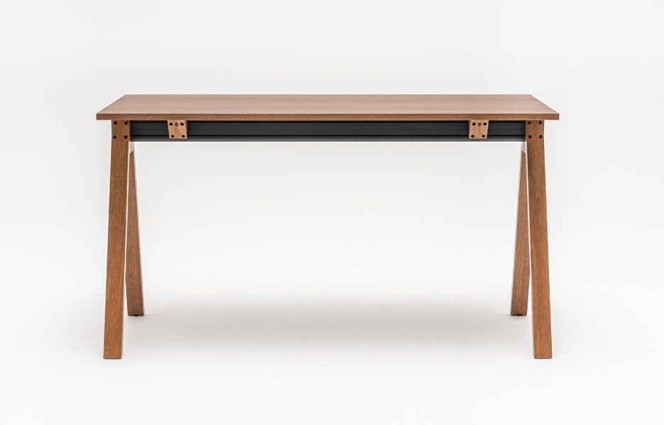 Viga Office Melamine/Veneer High Table, H43.3"