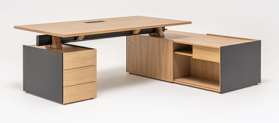 MDD Viga Office Veneer Executive Desk