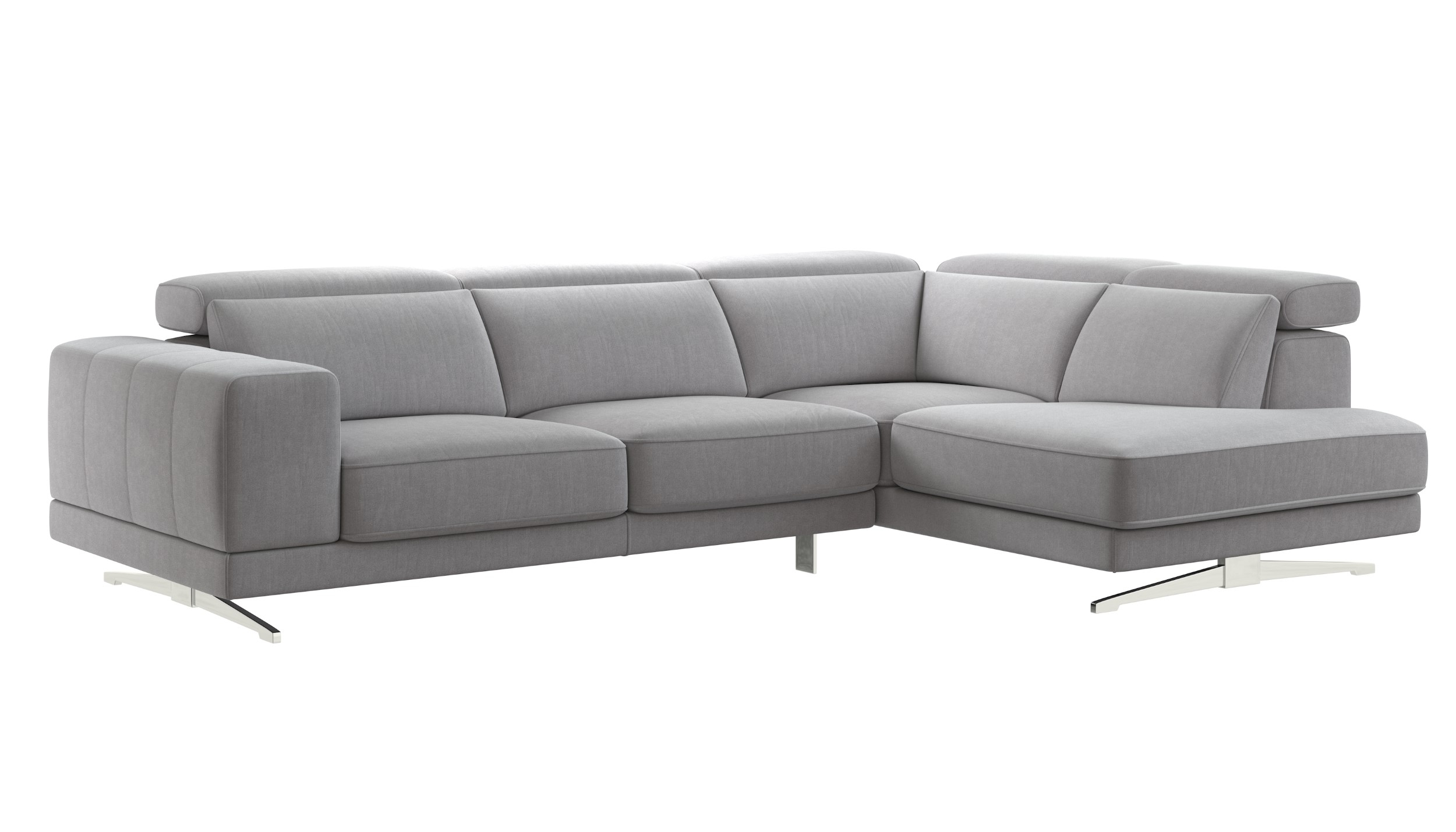 Vigo Modern Fabric Sectional Sofa