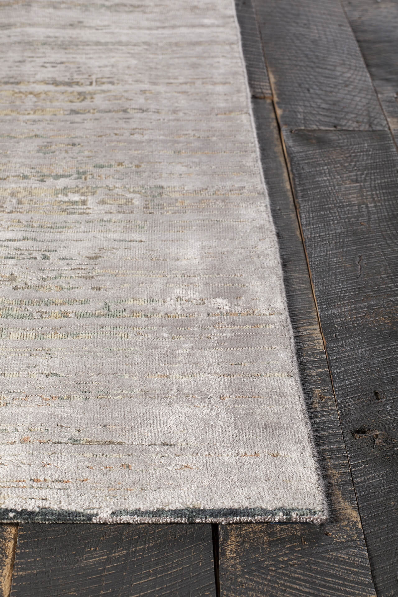 Vingel Wool/Viscose Rectangular Handmade Rug, 5' x 7'6"