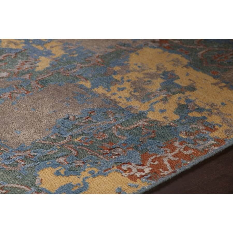 Vingel Wool/Viscose Rectangular Handmade Rug, 9' x 13'