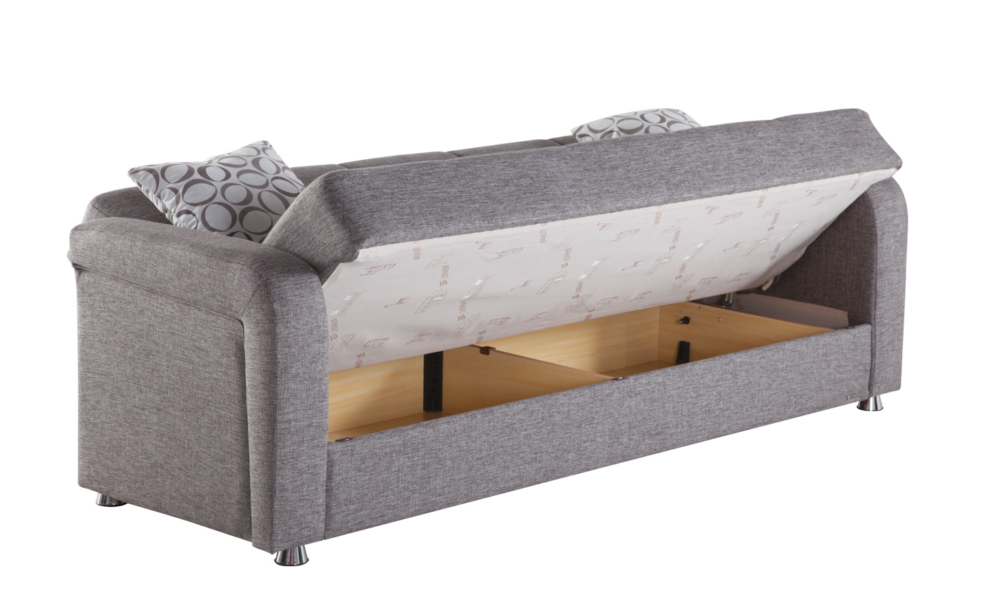 Vision Fabric Storage Sleeper Living Room Set