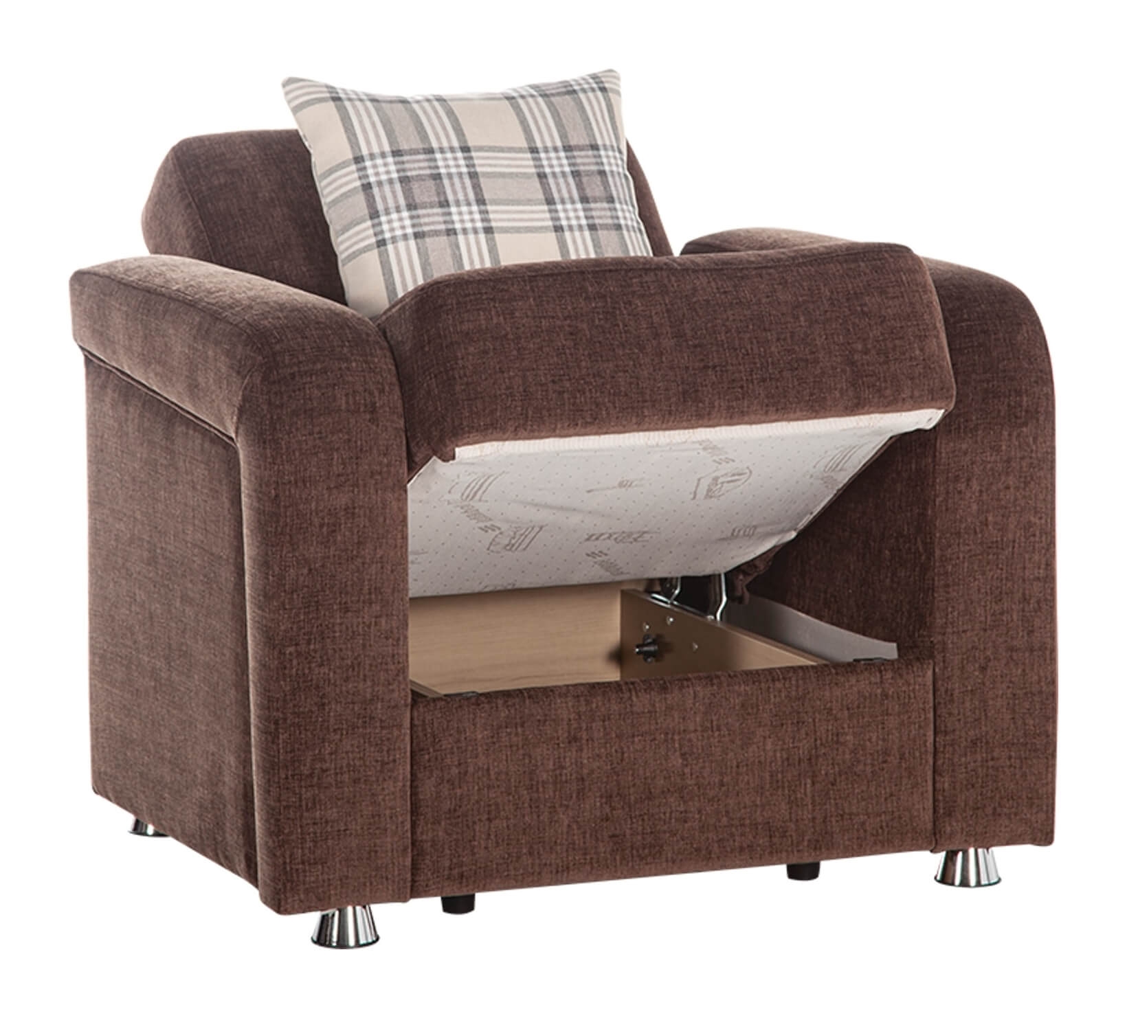 Vision Fabric Storage Sleeper Armchair