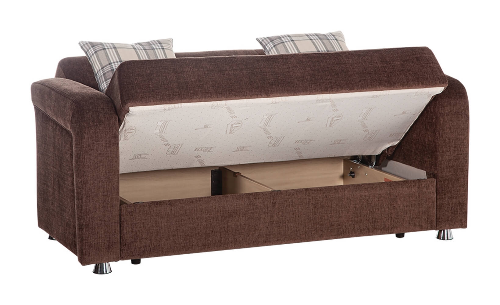 Vision Fabric Storage Sleeper Living Room Set