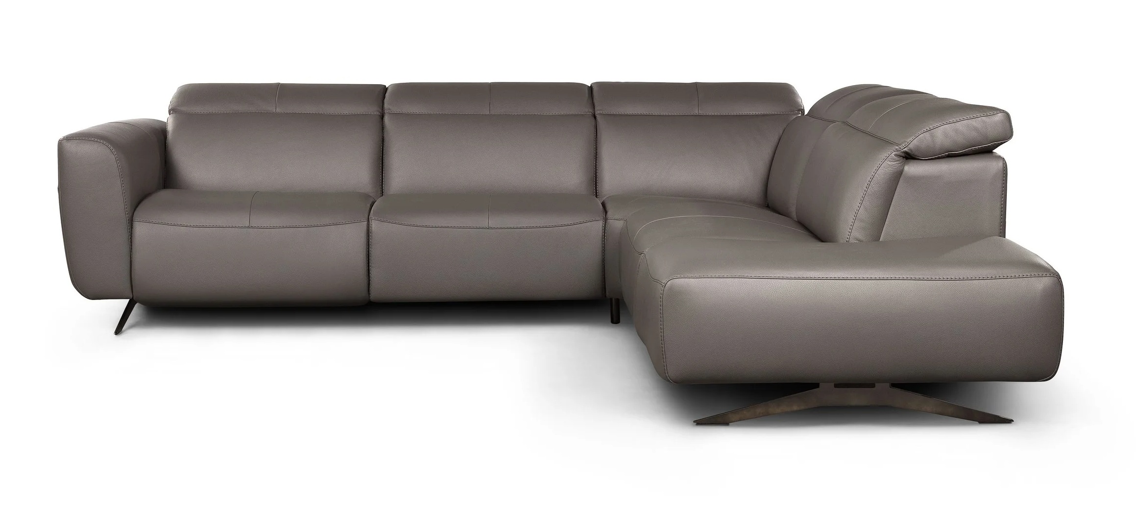 Visione Leather Modular Sectional Sofa