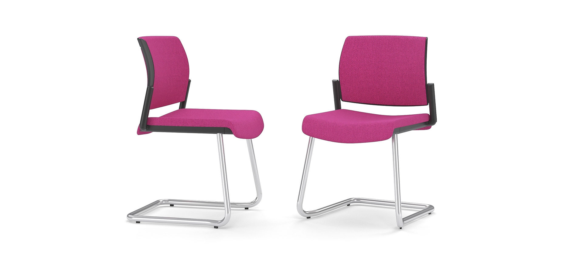 Aura Visitor Chair, Wire Steel Frame