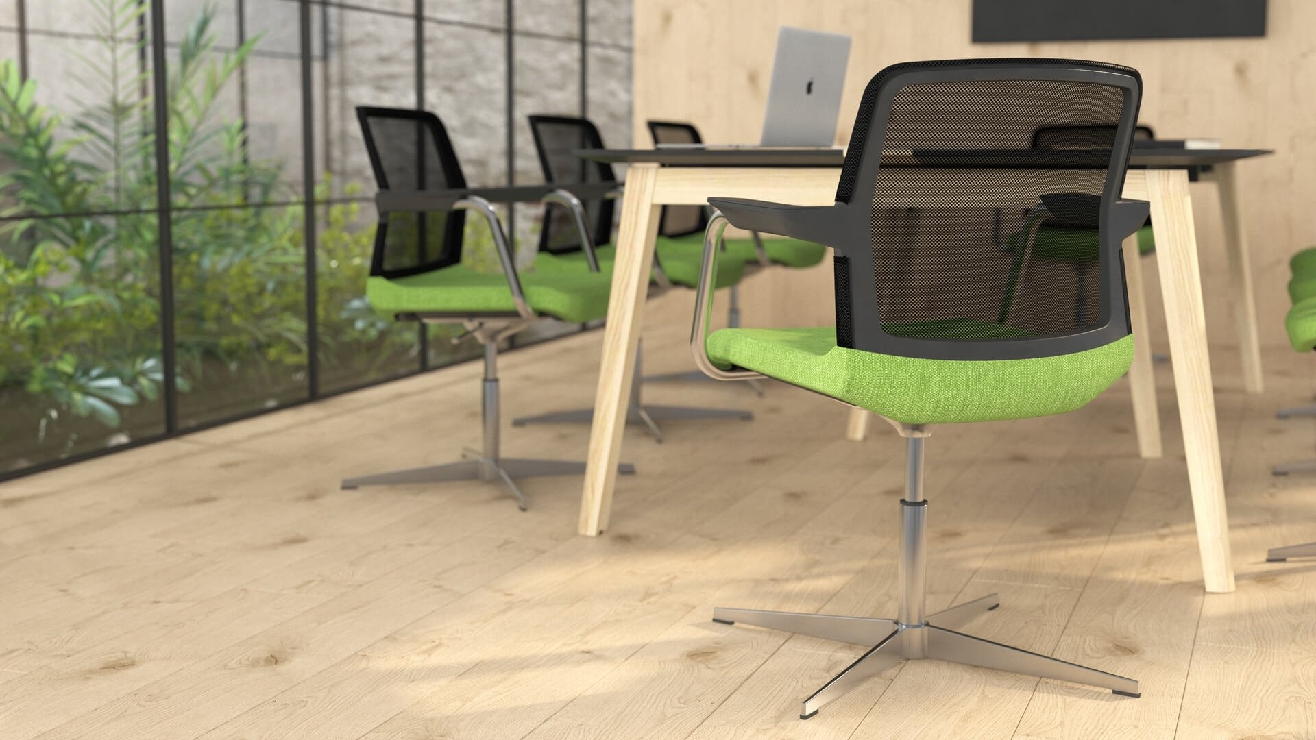 Wind 4-Star Frame Office Conference Swivel Armchair
