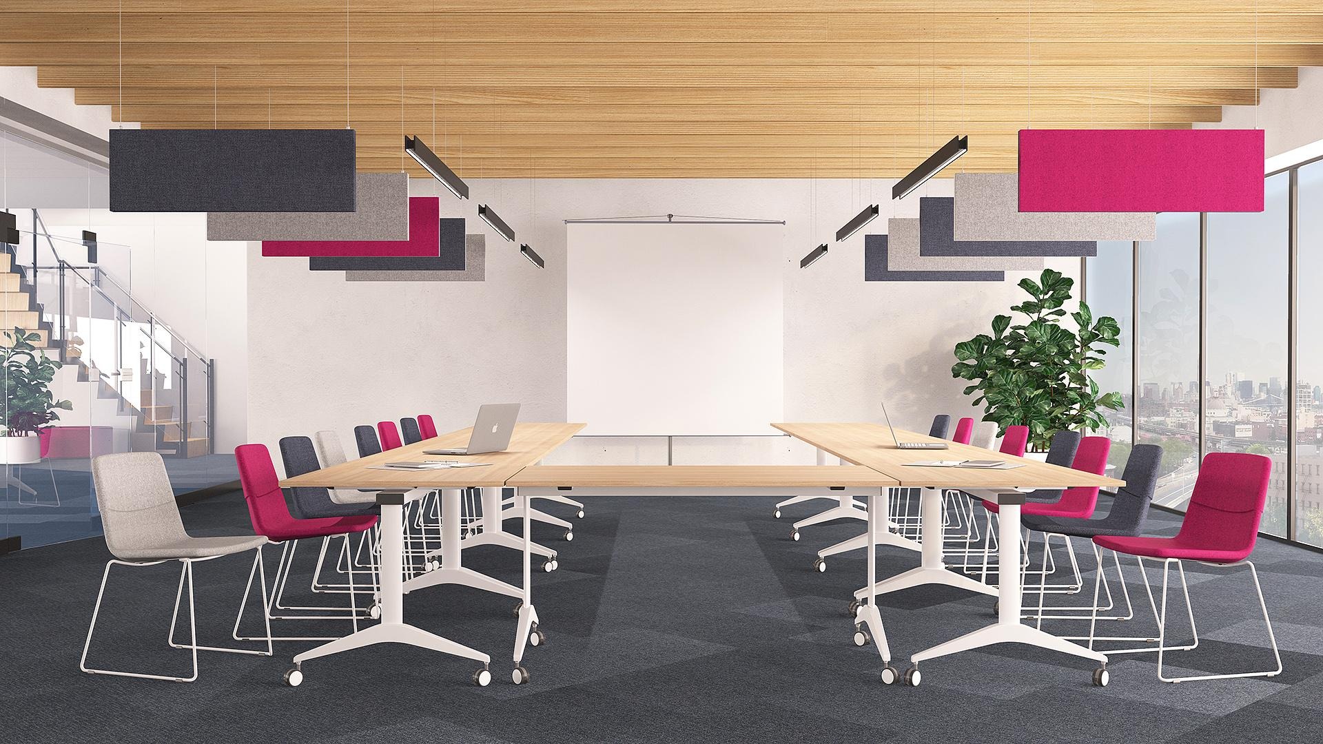 Twist & Sit PU Conference Chair w/Steel Frame & Steel Base on Glides