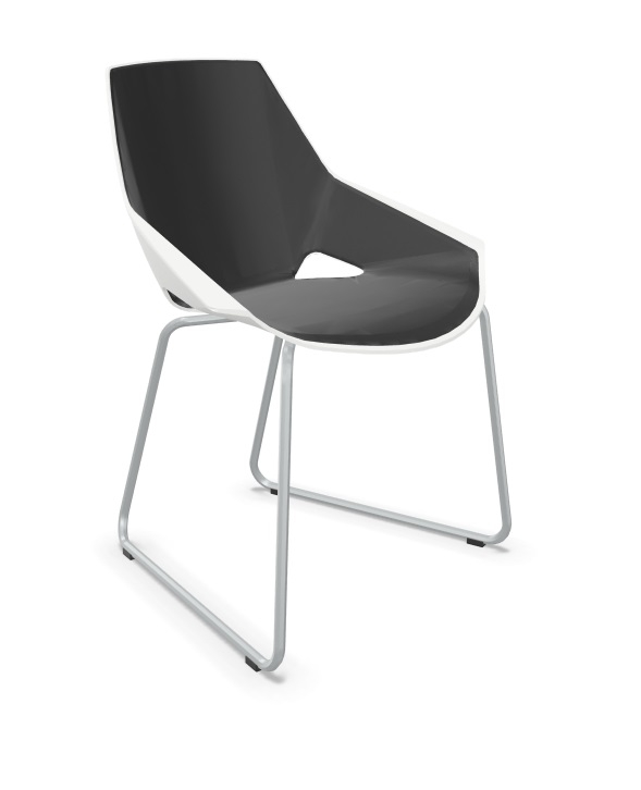 Viva Polypropylene Stackable Cantilever Office Chair