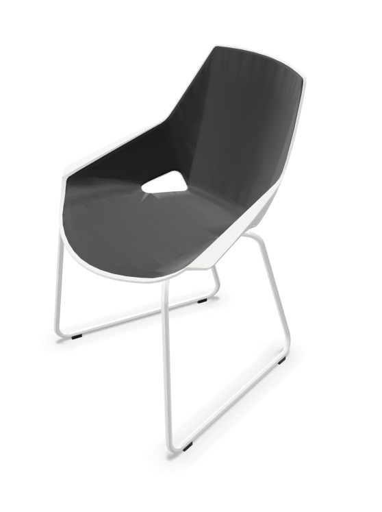 Viva Polypropylene Stackable Cantilever Office Chair