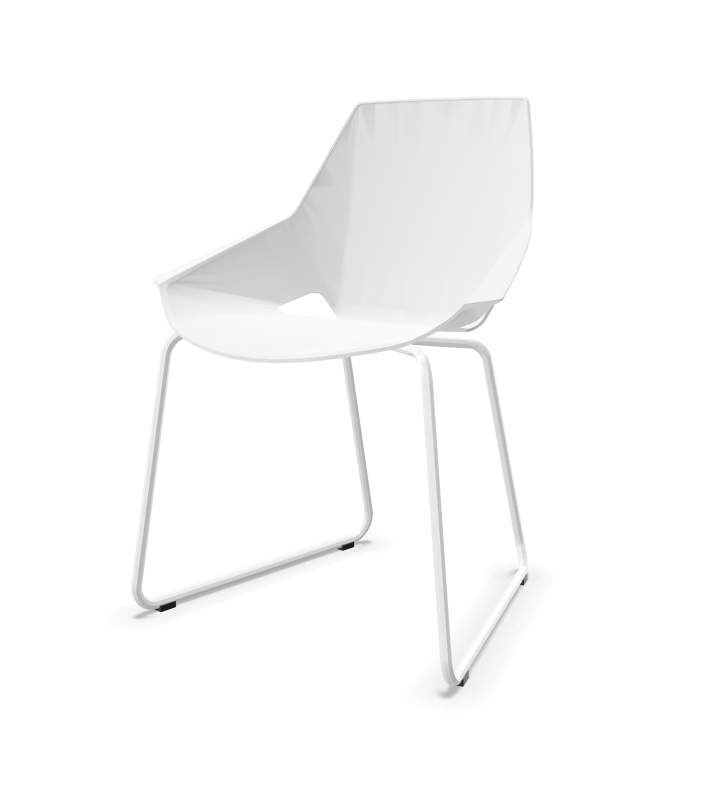 Viva Polypropylene Stackable Cantilever Office Chair
