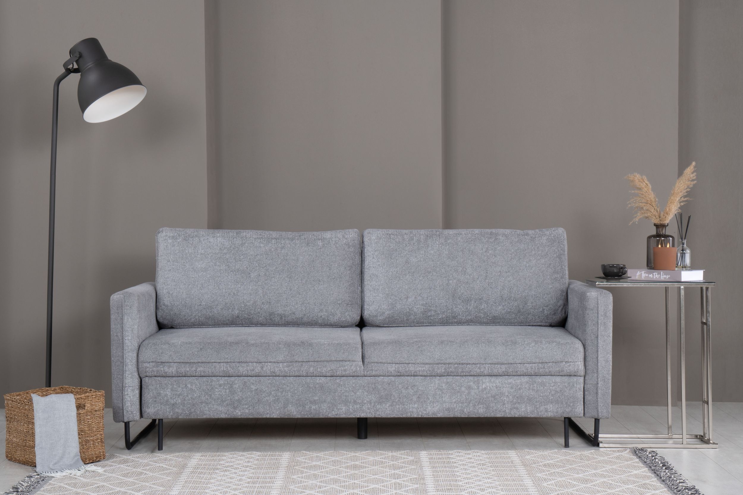 SM Volare Fabric Storage Sleeper Sofa