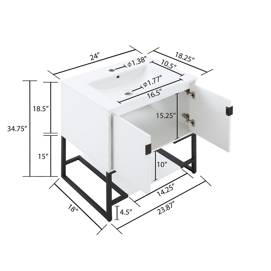 Scarsdale 36-inch Bathroom Vanity Sink