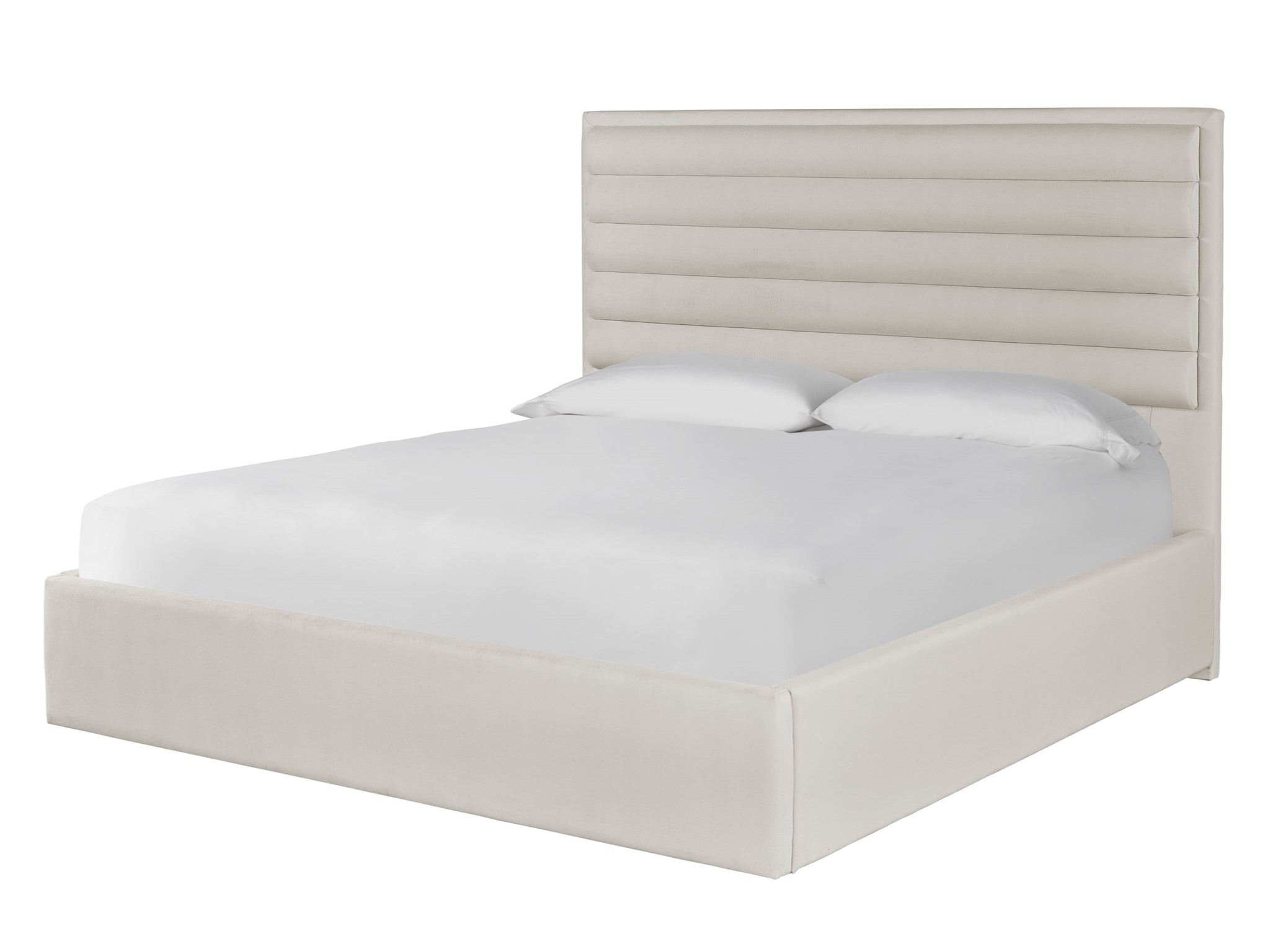 Tranquility Fabric Panel Bed, King Size