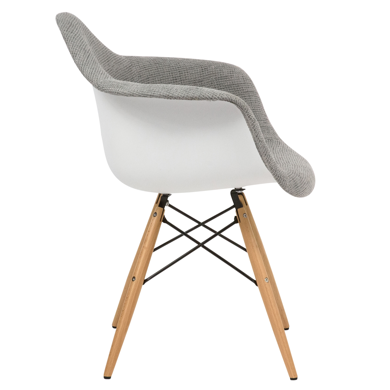 Willow Polyester Fabric Dining Chair (Set of 4)