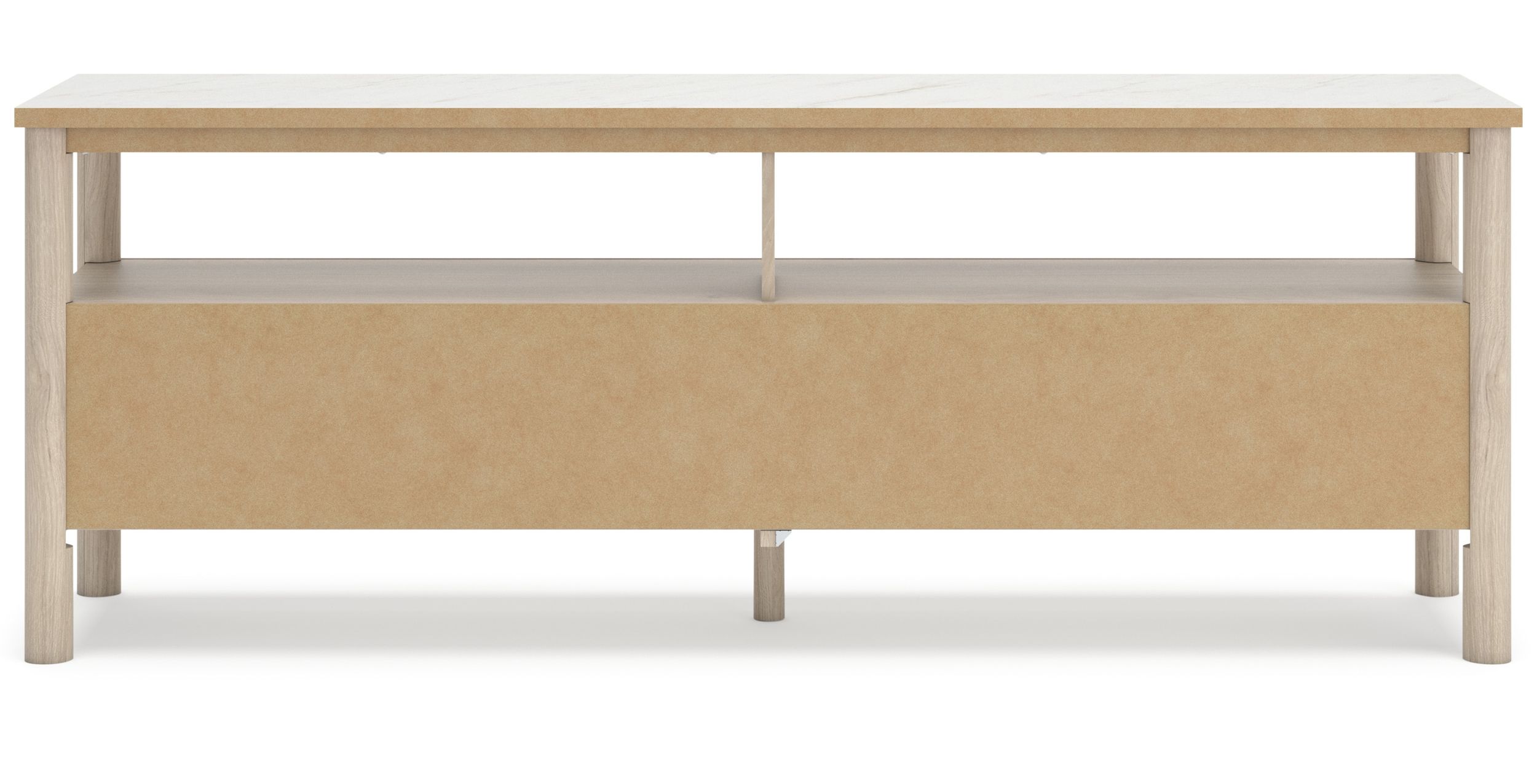 Cadmori Extra Large Wood/Marble TV Stand