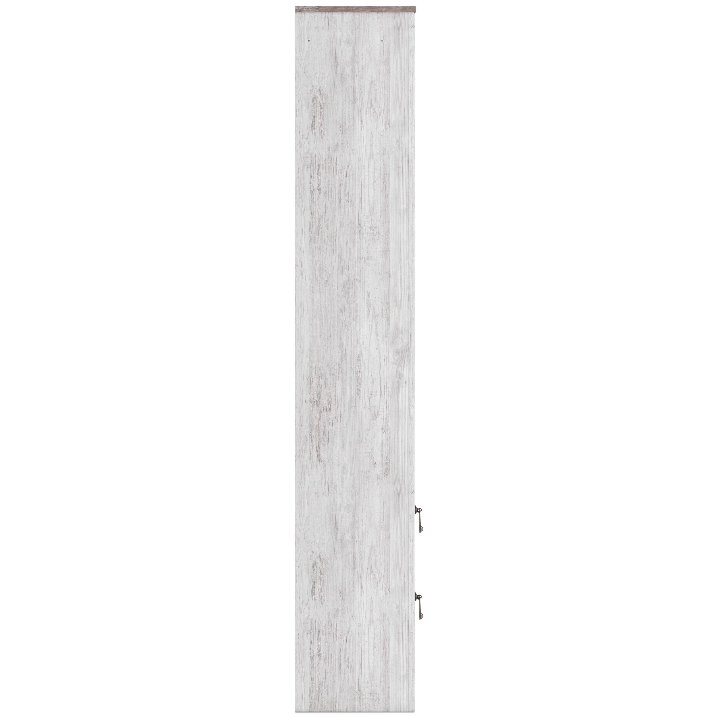 Willowton 4-Piece Coastal Wall Unit with Infrared Fireplace