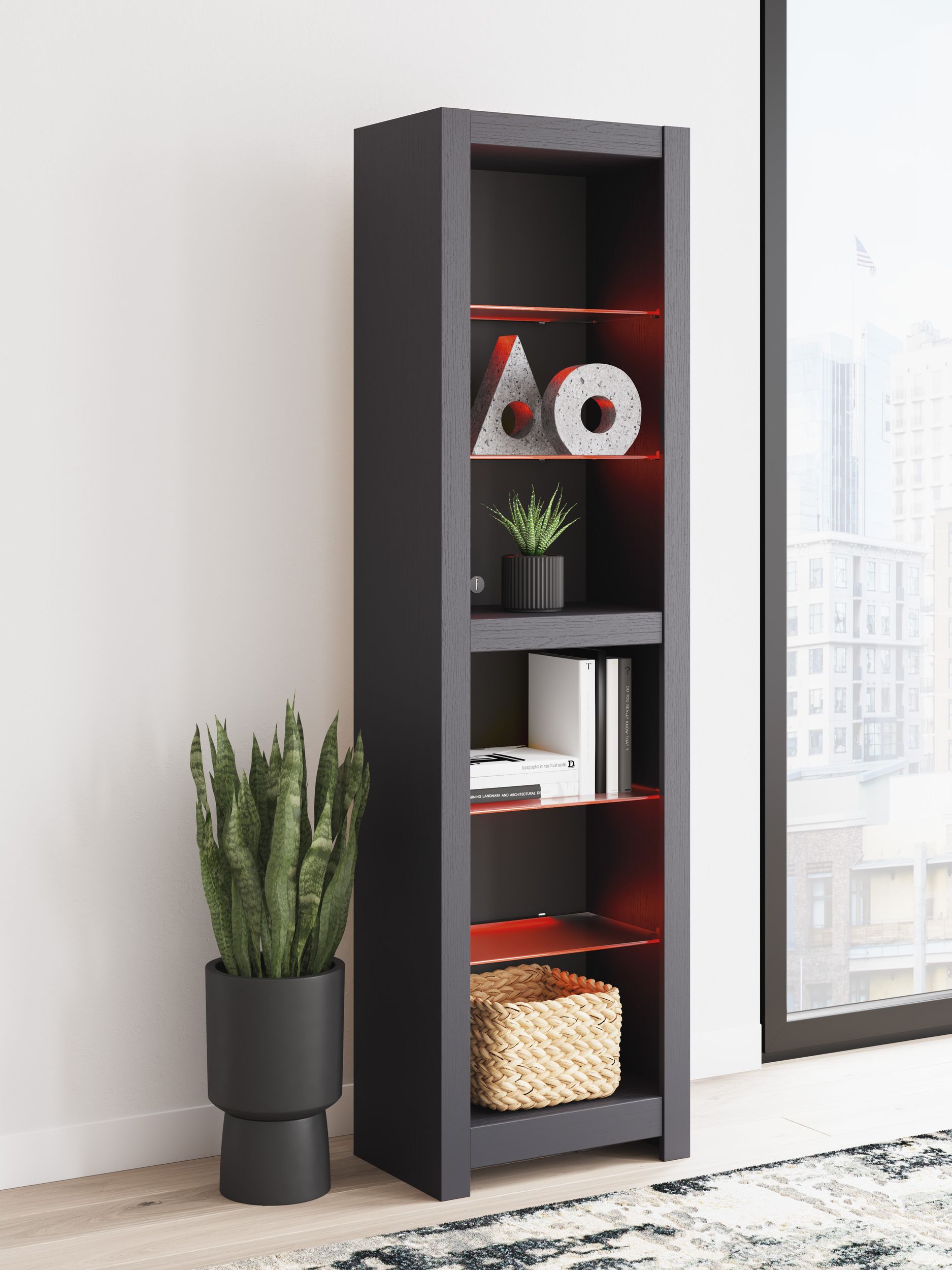 Cayberry 3-Piece Fireplace Entertainment Center - Black