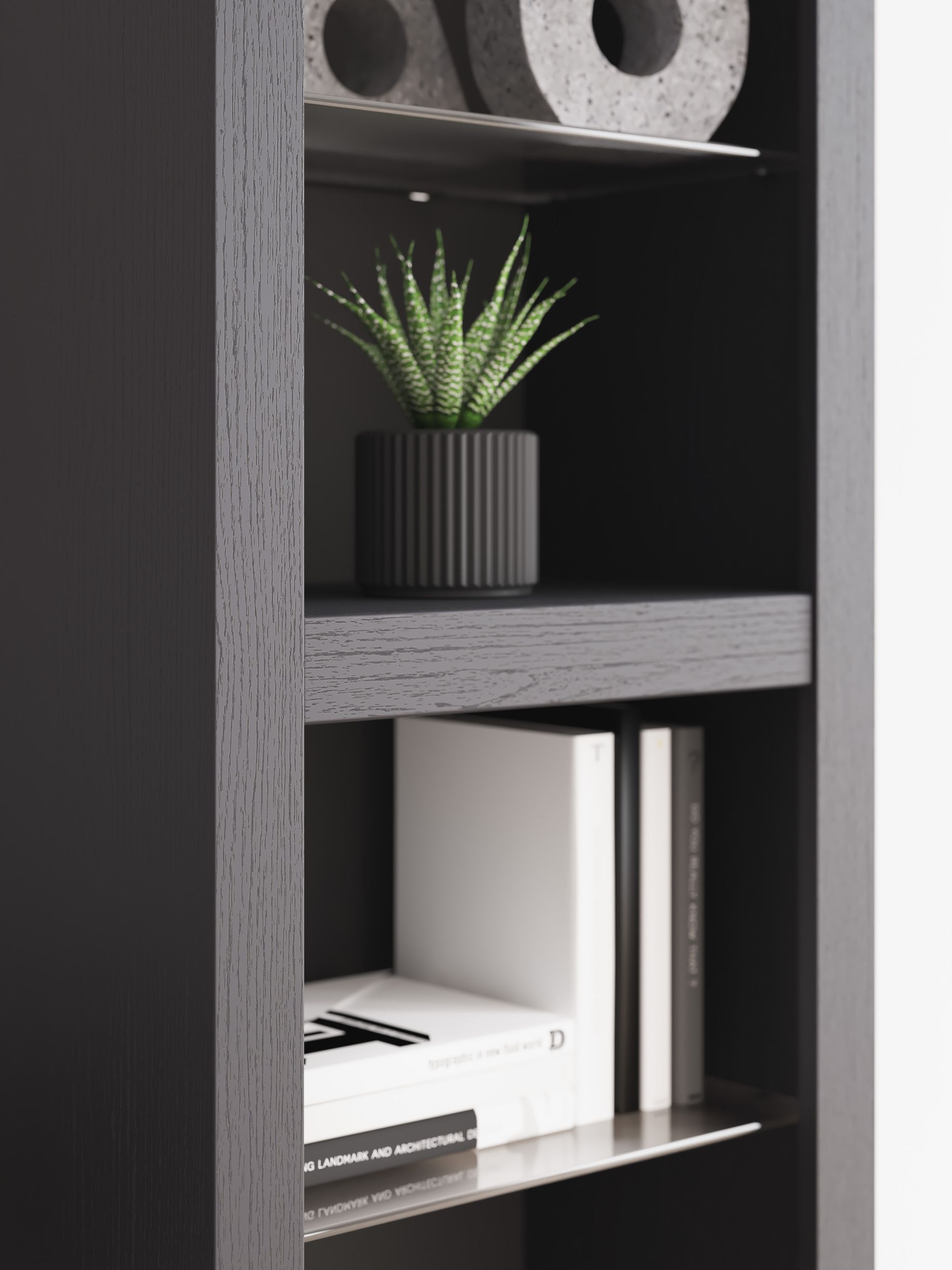 Cayberry 3-Piece Fireplace Entertainment Center - Black