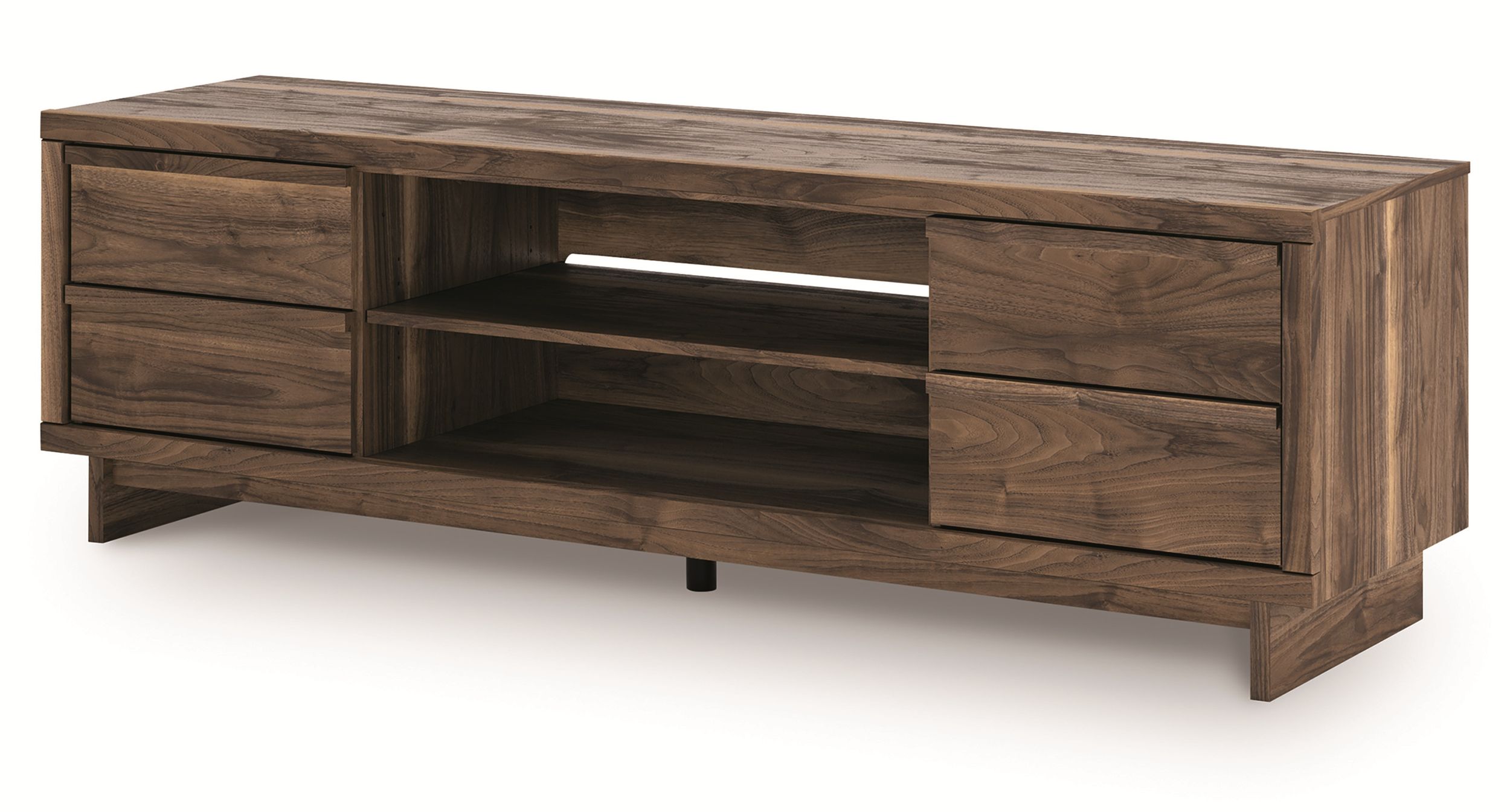 Zadilyn 74" XL Industrial TV Stand - Rustic Brown & Gunmetal