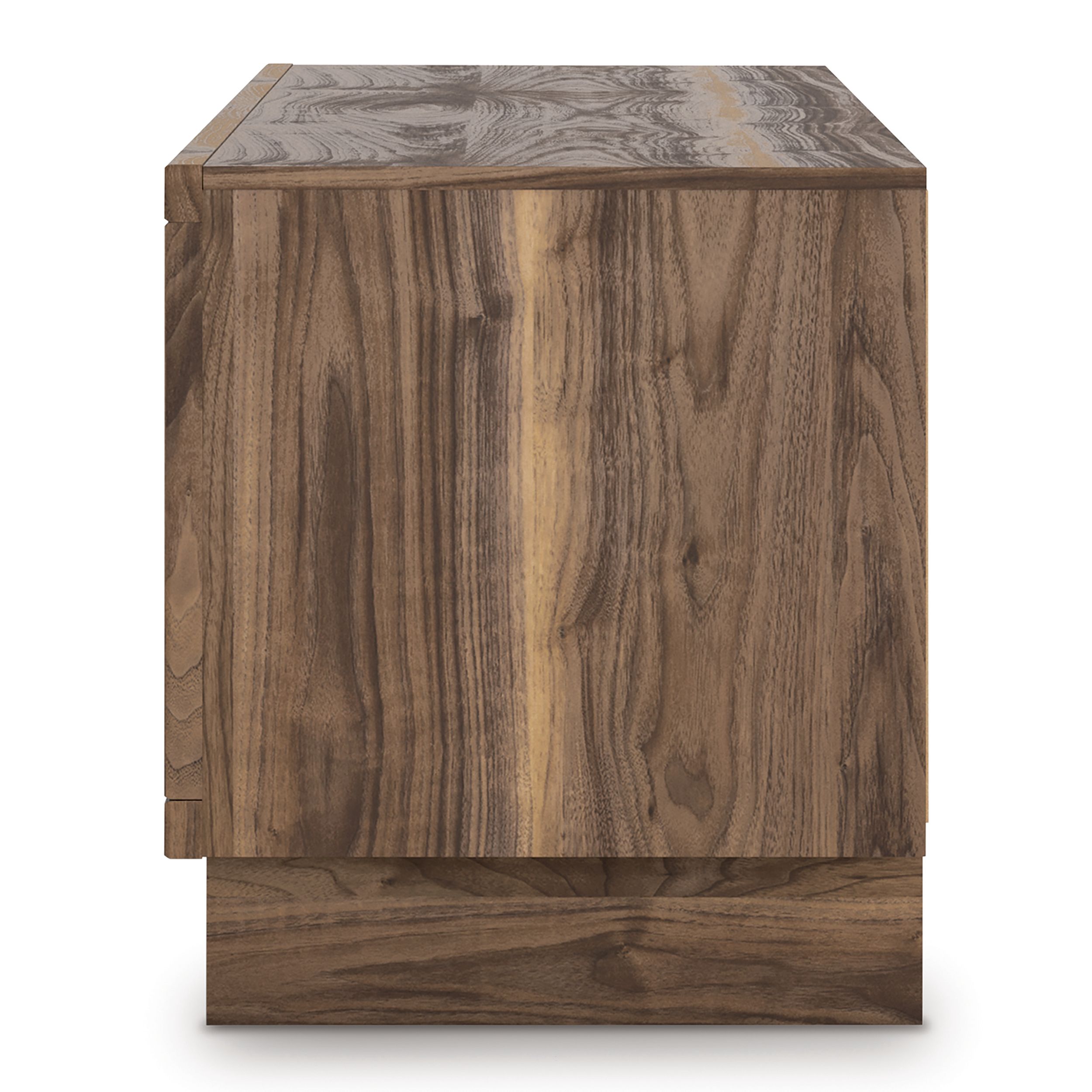 Zadilyn 74" XL Industrial TV Stand - Rustic Brown & Gunmetal