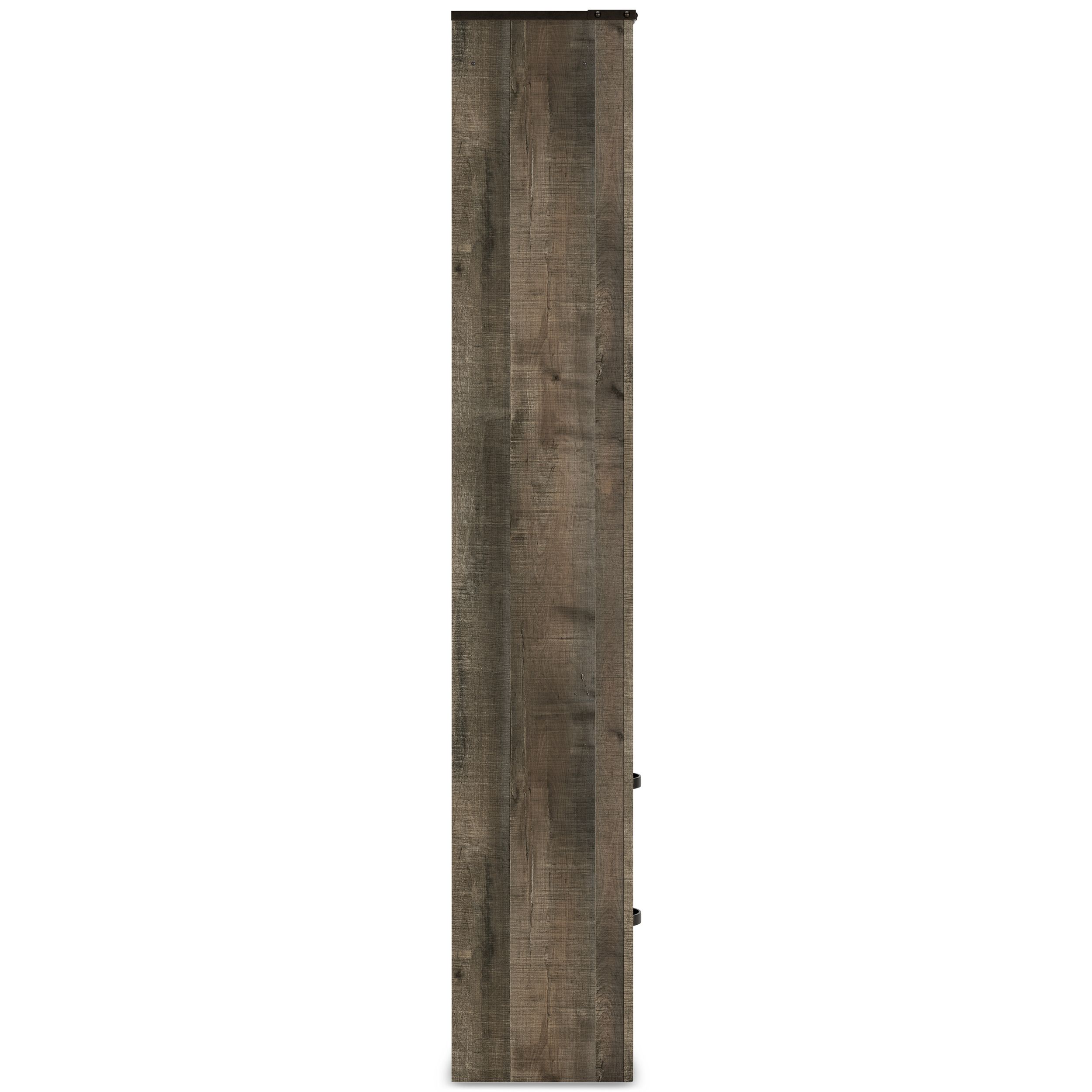 Trinell 4-Piece Fireplace Entertainment Wall - Weathered Brown