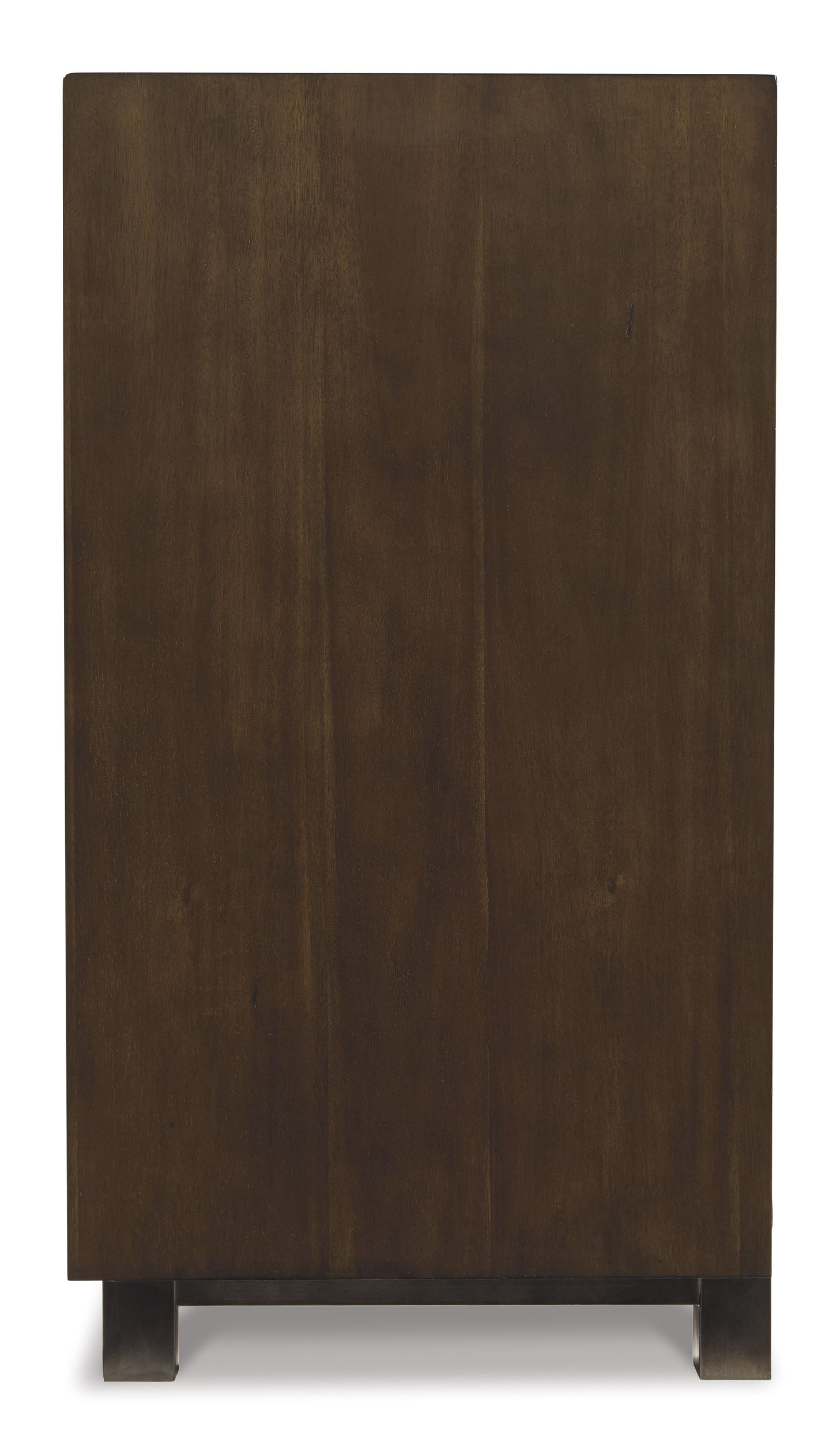 Starmore 70" TV Stand with Electric Fireplace - Brown & Gunmetal