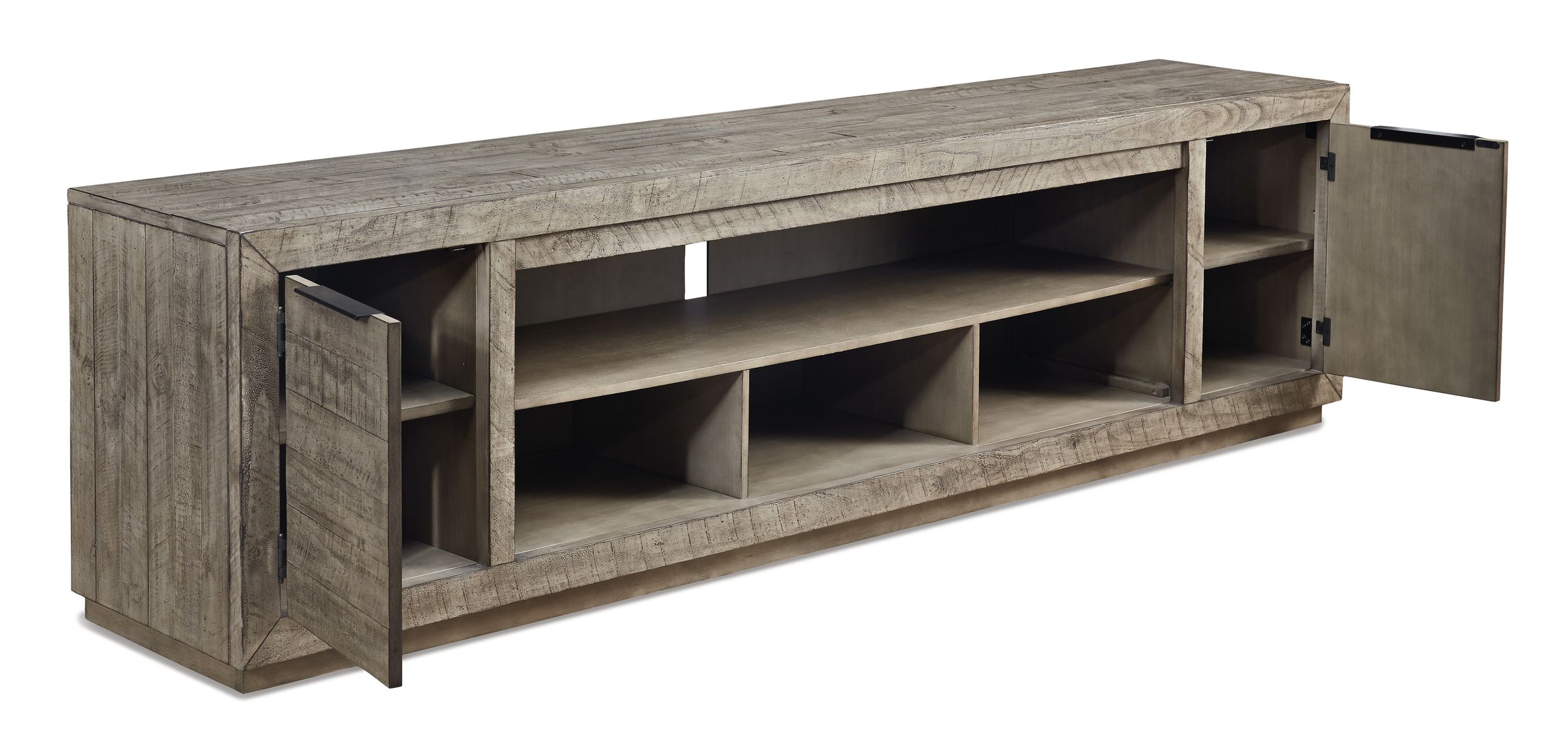 Krystanza XL Wood TV Stand w/2 Doors
