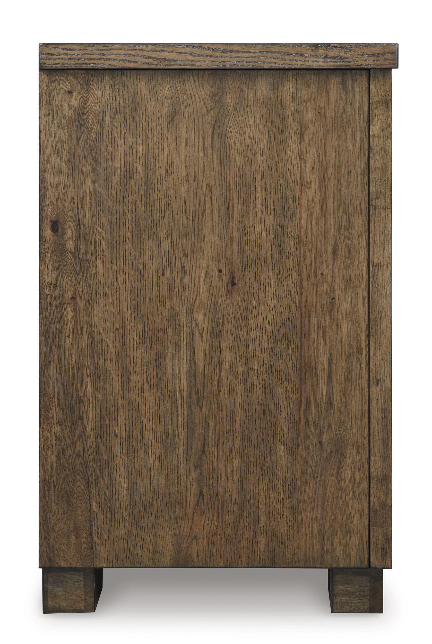 Rosswain 74" XL Modern Wood TV Stand - Warm Brown Oak Grain
