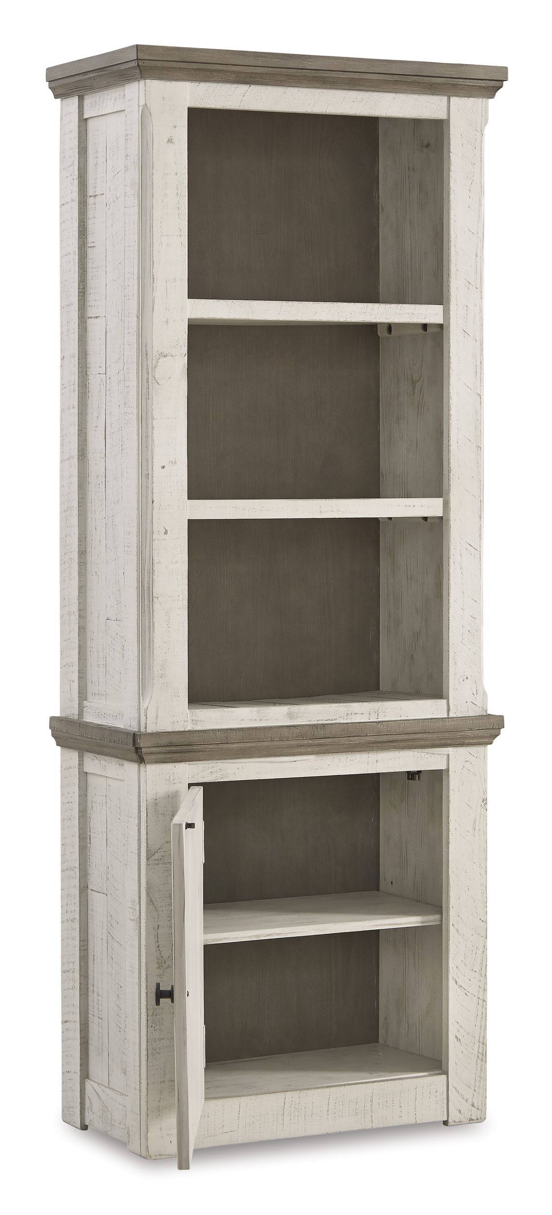 Havalance 4-Piece Two-Tone Entertainment Wall - White & Gray
