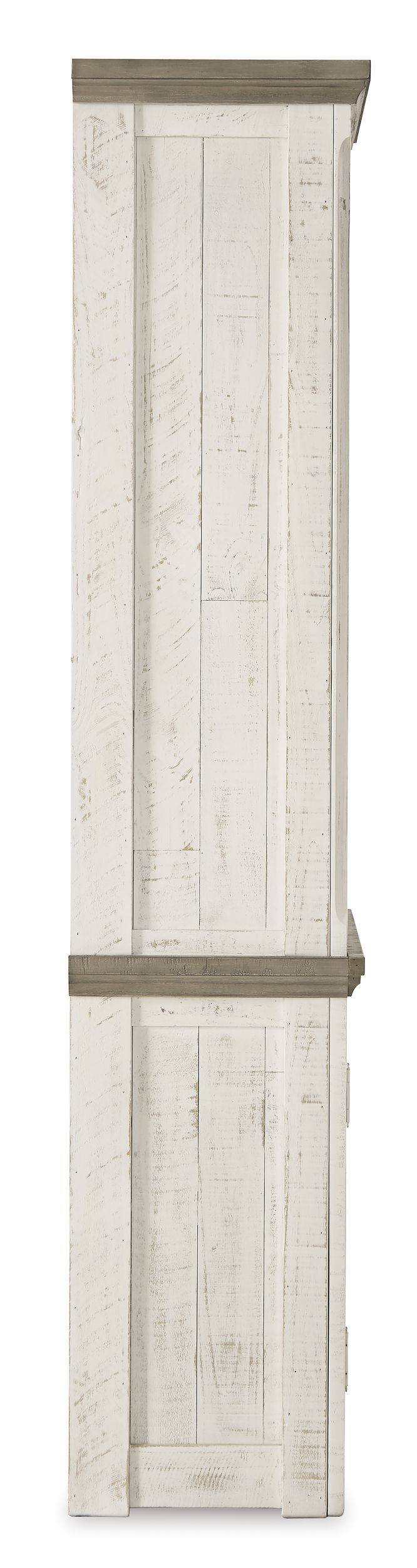 Havalance 4-Piece Two-Tone Entertainment Wall - White & Gray