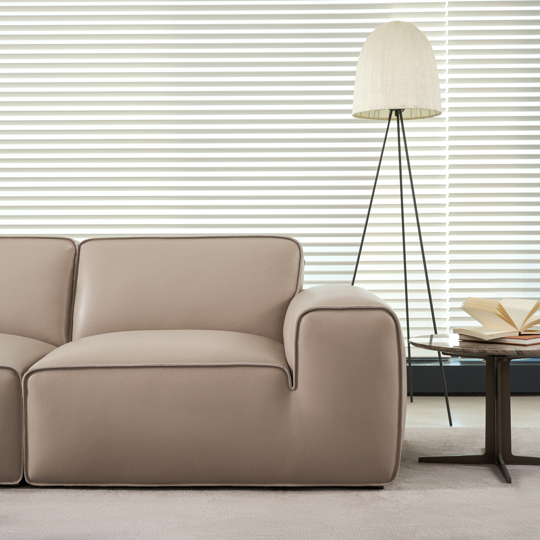 Walker Leather Modular Sofa